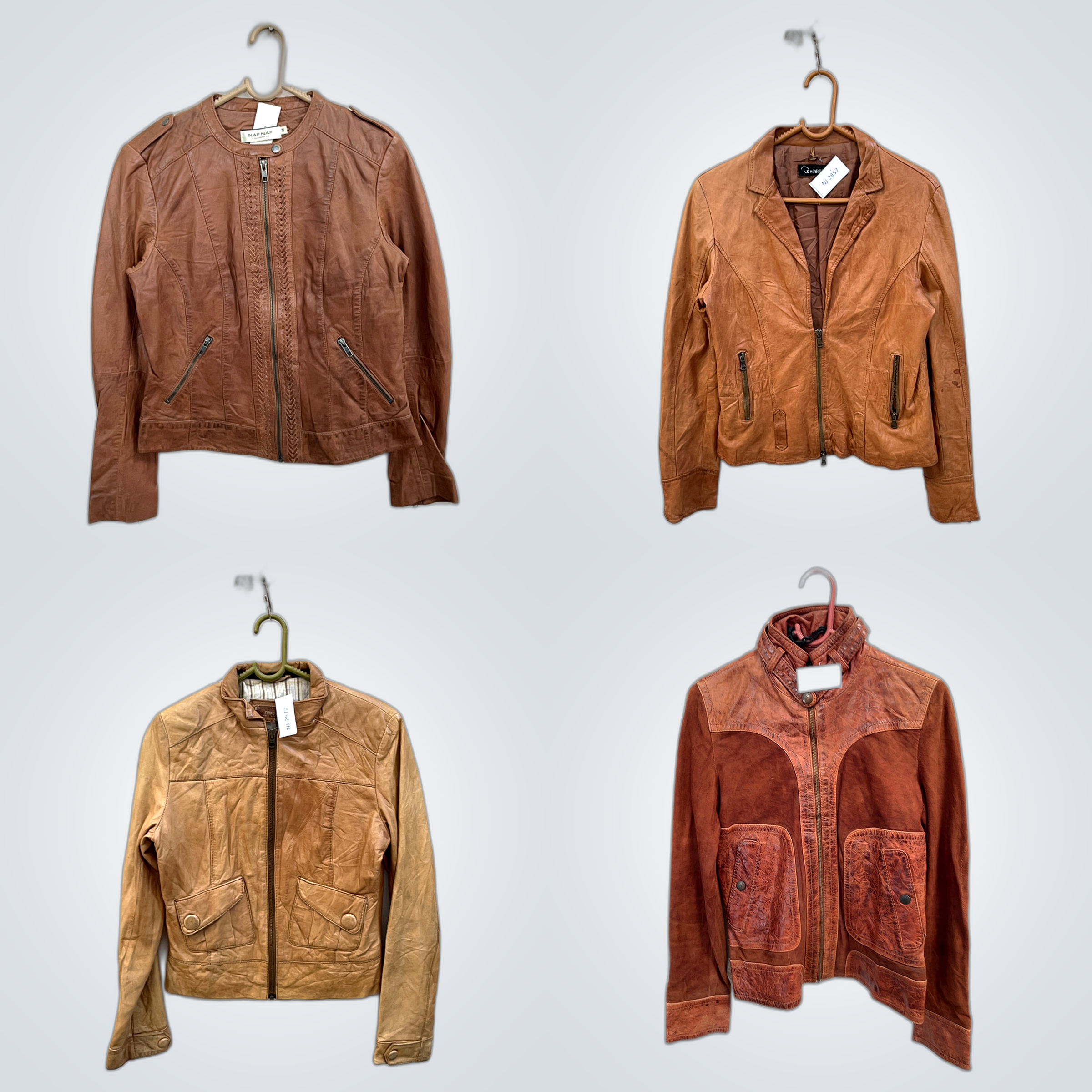 Vestes en cuir style vintage