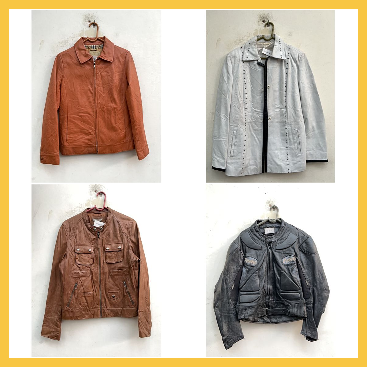 Leather Jacket Bundle - Burberry, Nudie Jeans & Mo..