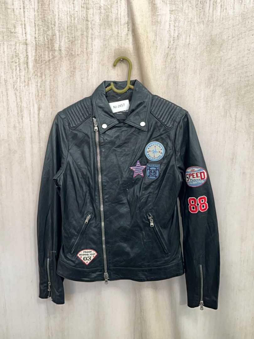 Veste en cuir Leonardo