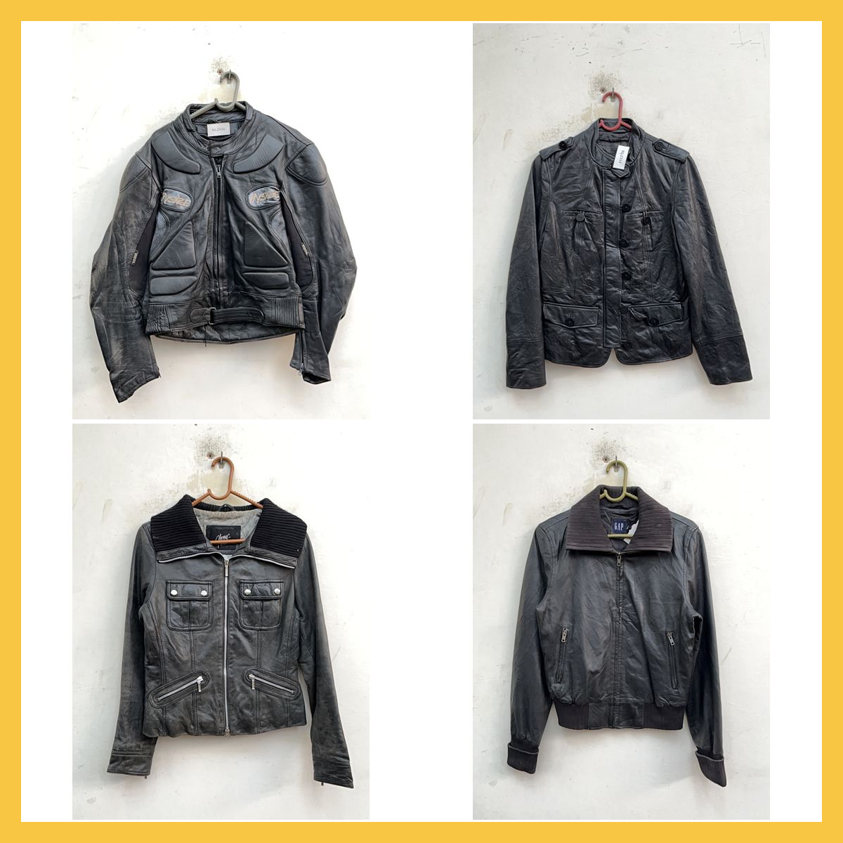 Leather Jacket Bundle MSIZE Zara GANT Gap Redskins..