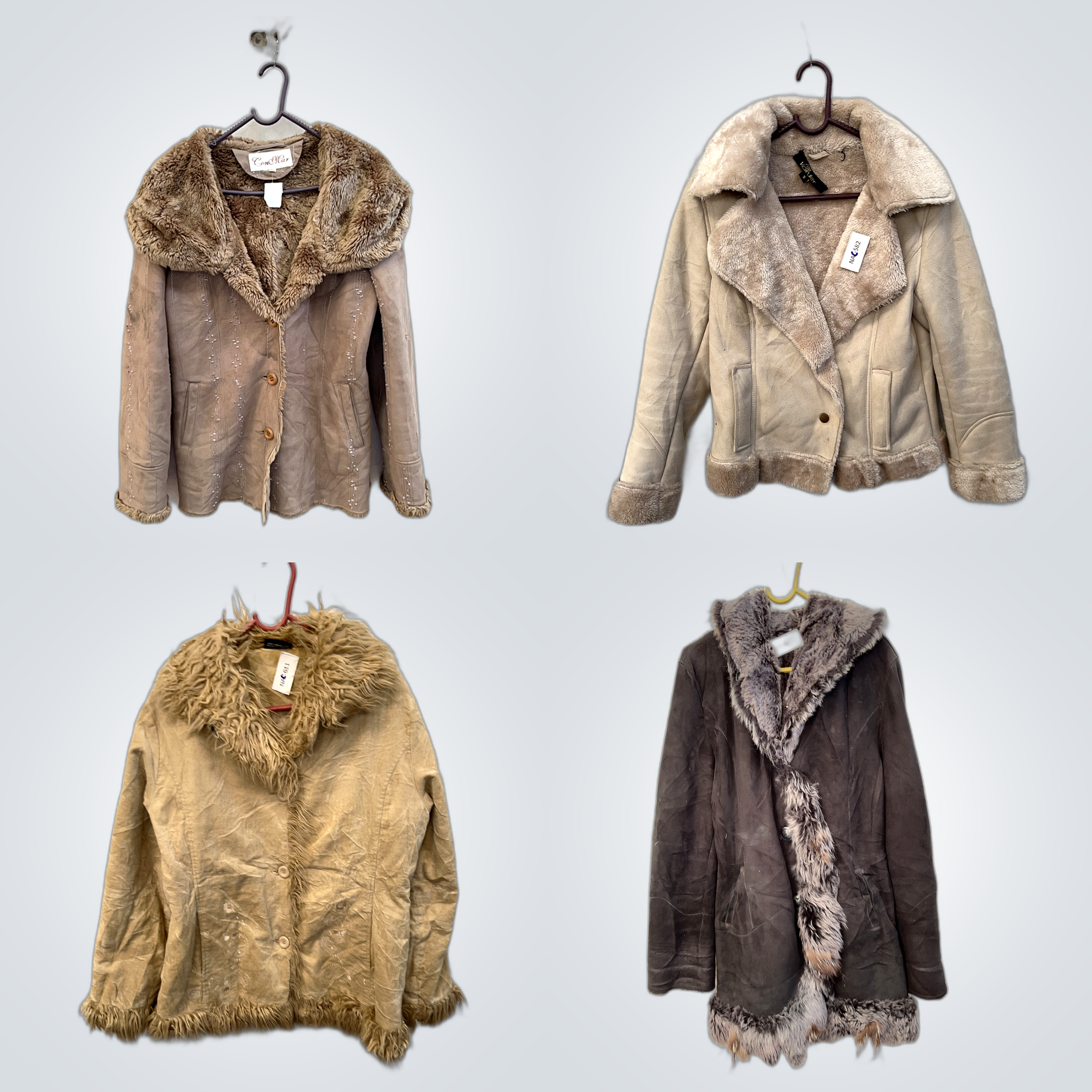 Vintage Fur Trim Jackets