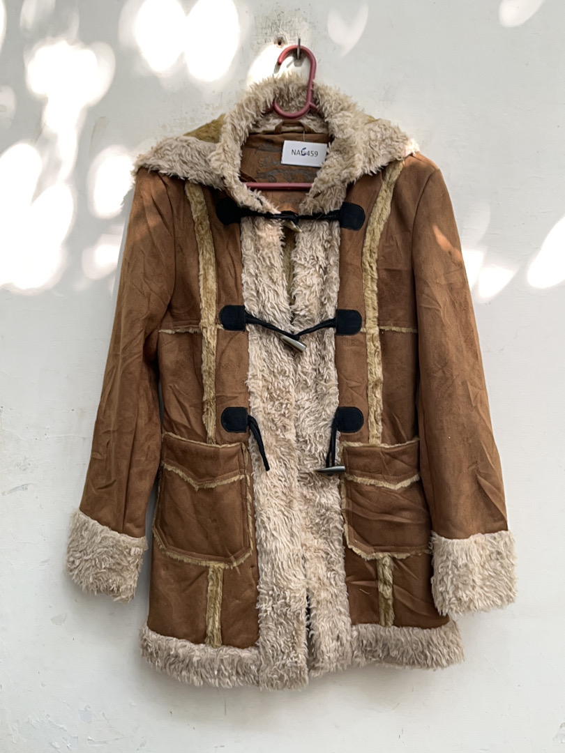 Nagas Hooded Fur Trim Jacket