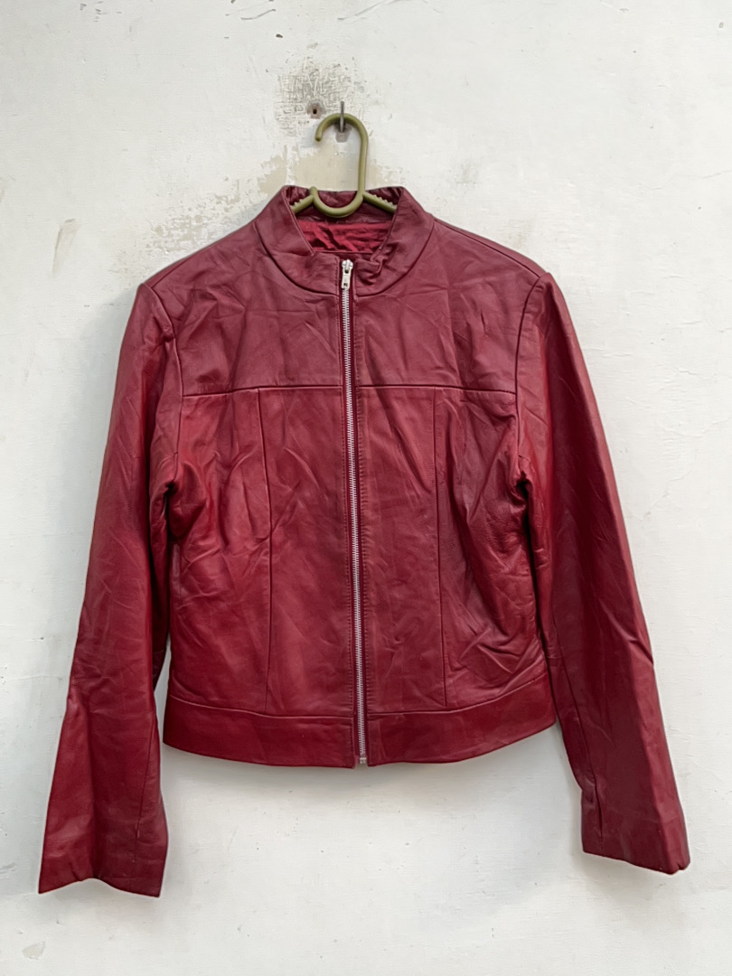 Unbranded Red Leather Jacket