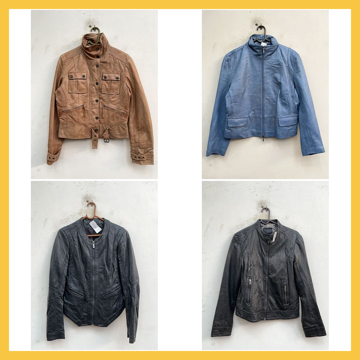 Leather Jacket Bundle 9pcs Unbranded Leather Jacke..