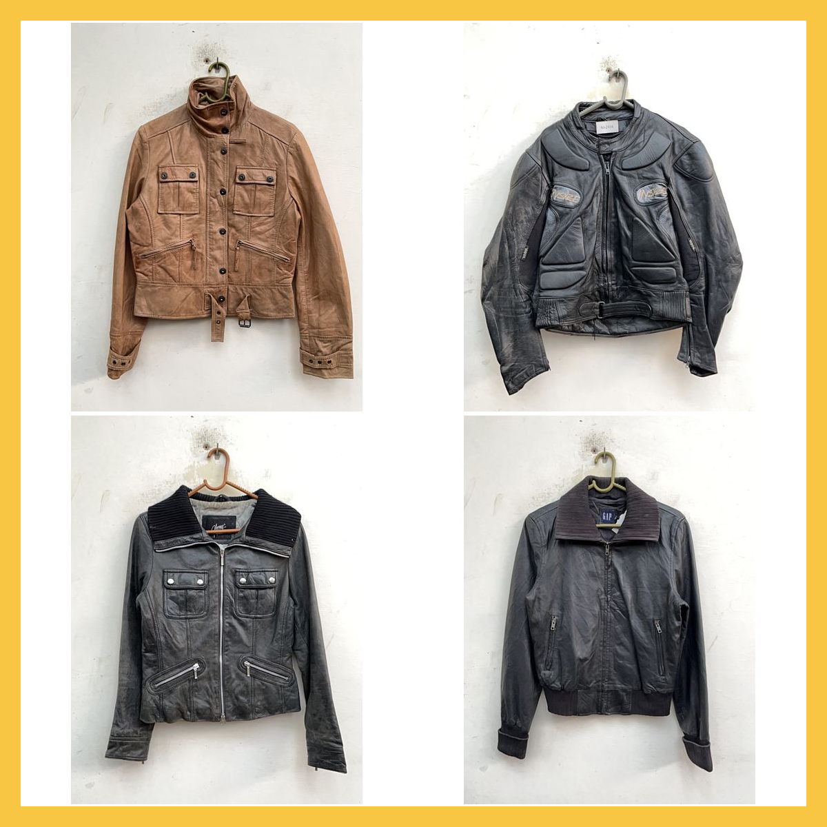 Leather Jacket Bundle - GANT, Gap, Schott & More L..