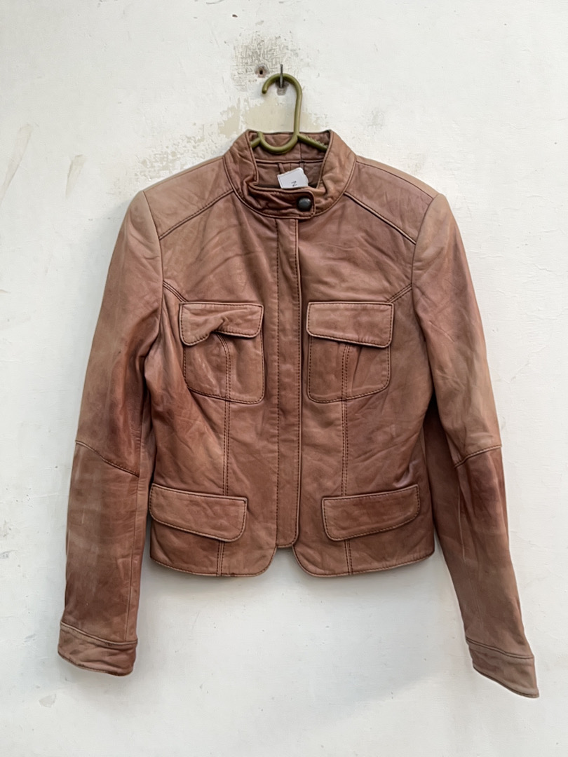 Zara Leather Biker Jacket