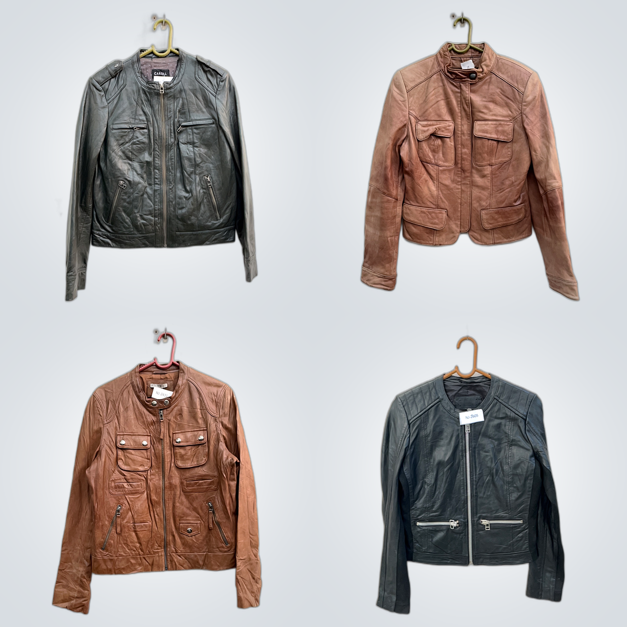 Leather Jacket Bundle - 8 Pc Mix Zara, Nudie Jeans..