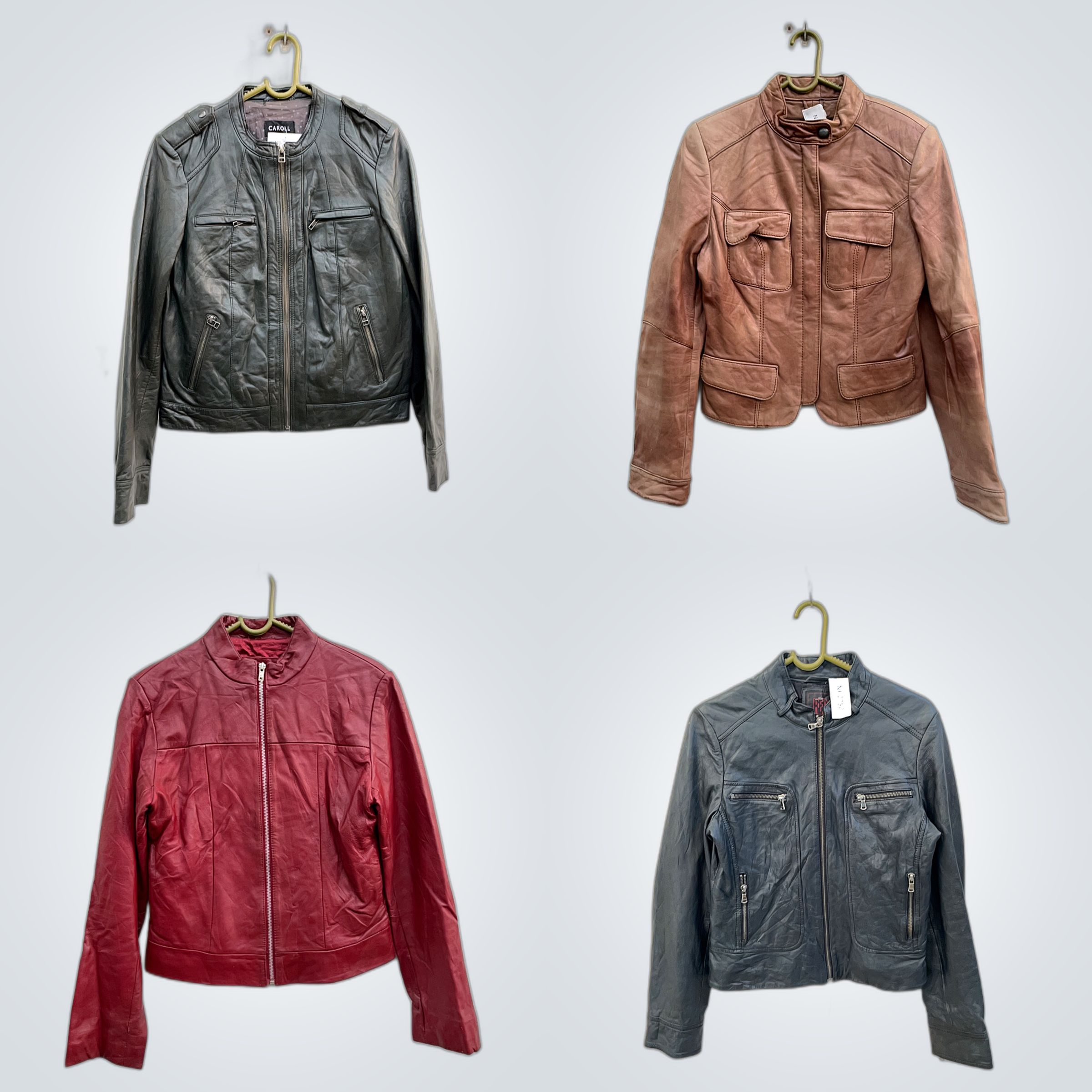 Ensemble de vestes en cuir - Zara, Alvaro, Caroll ..