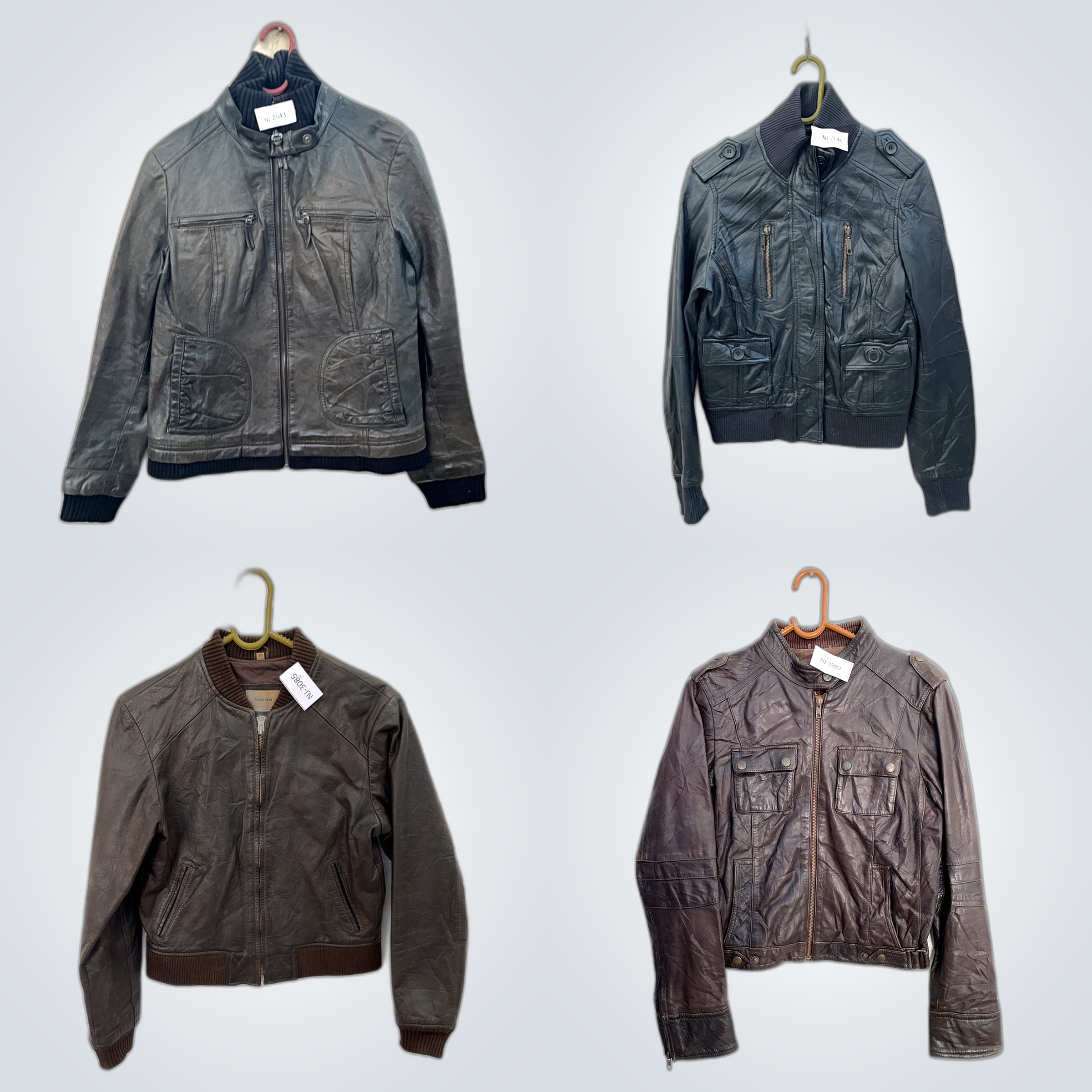 Ensemble de vestes en cuir Y2K