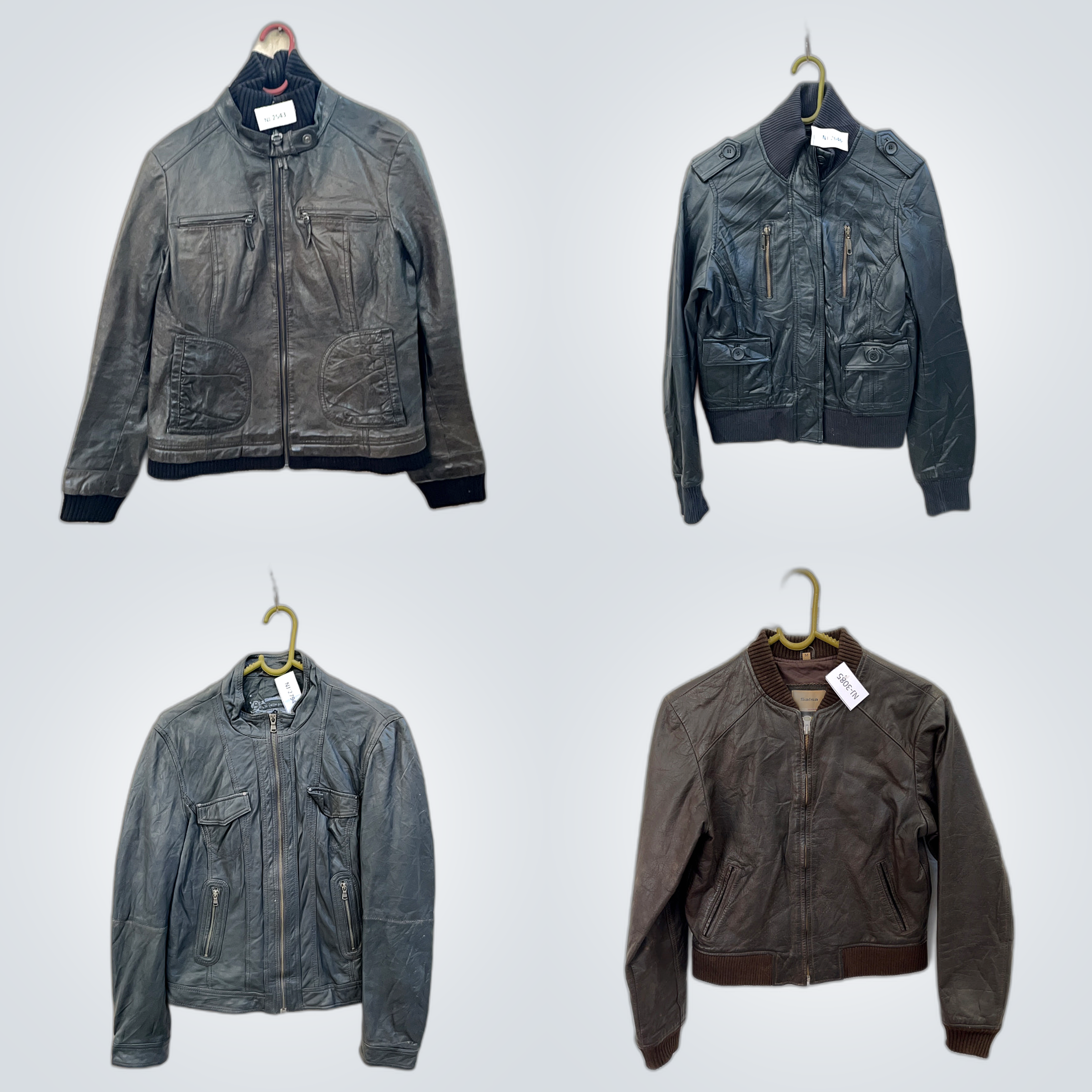 Pacote de Jaquetas de Couro Y2K