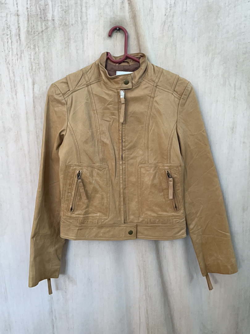 Mango Leather Jacket