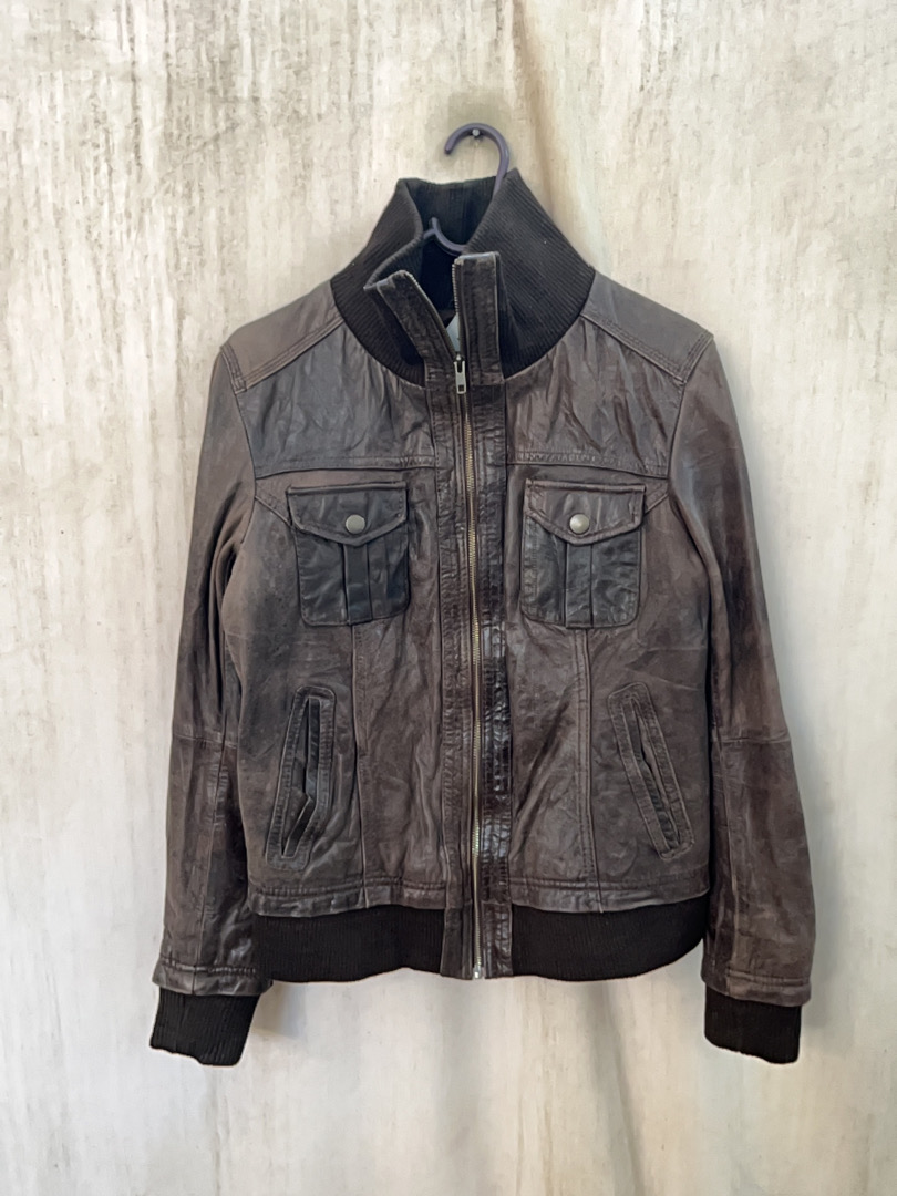 ブラウンレザージャケット