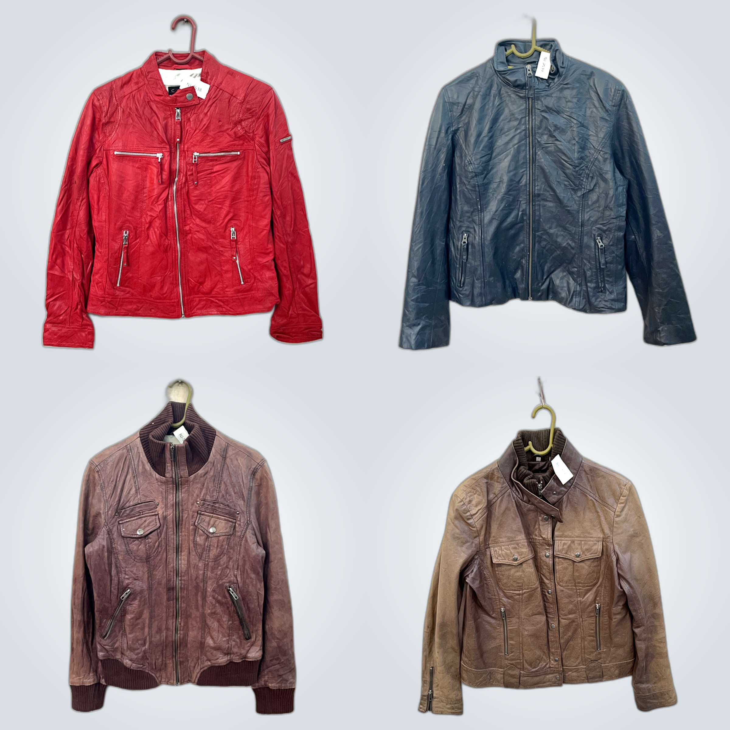 Ensemble de vestes en cuir : J.L.B, ASOS, Mango et..