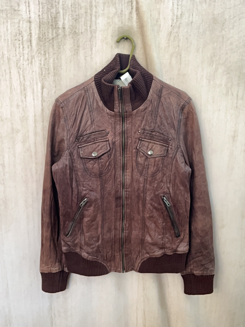 Mango Leather Jacket