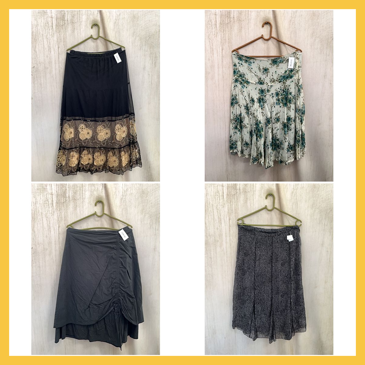 Bundle di 6 pezzi di gonne midi floreali vintage -..