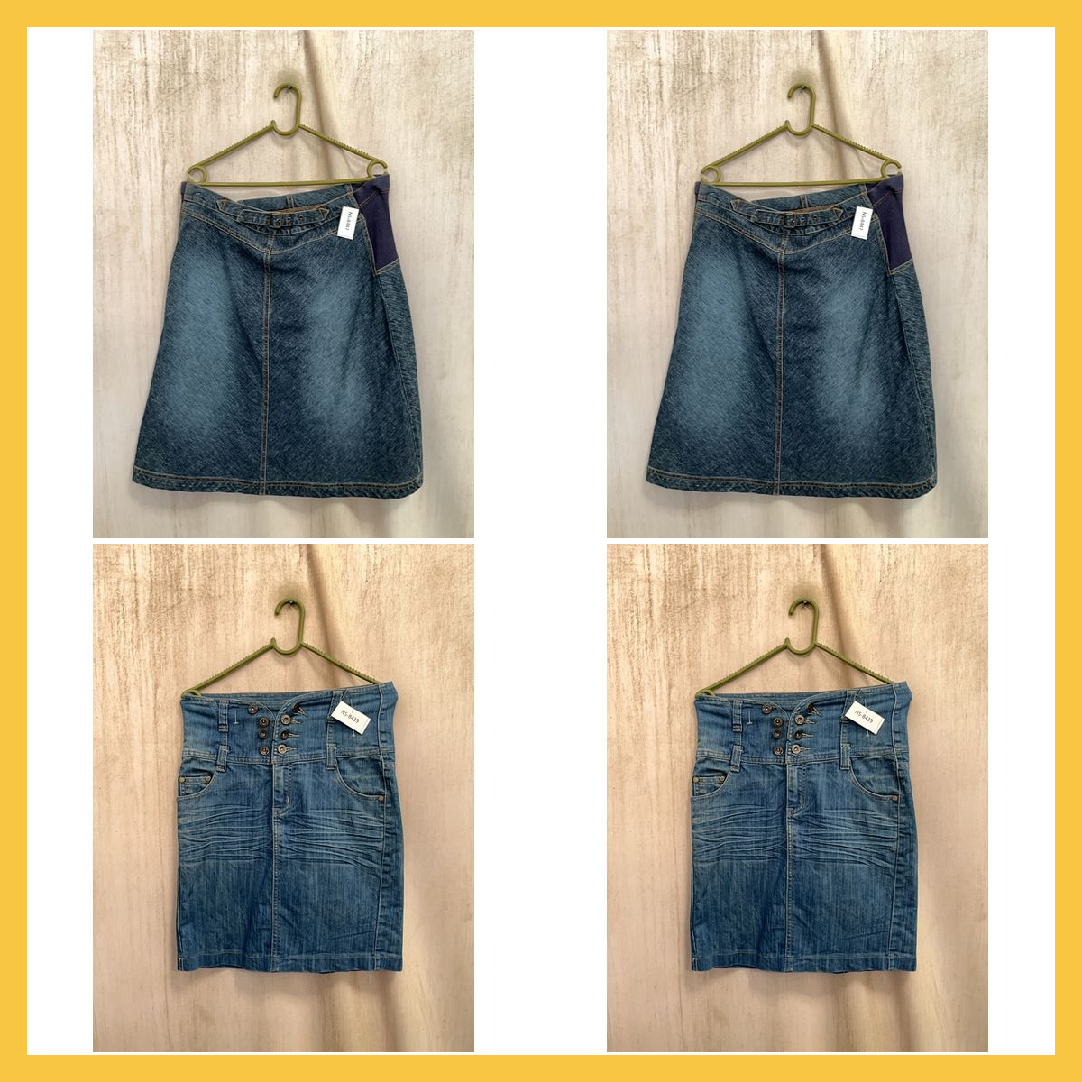 Pacchetto di 11 gonne in denim Diesel, Tommy Hilfi..