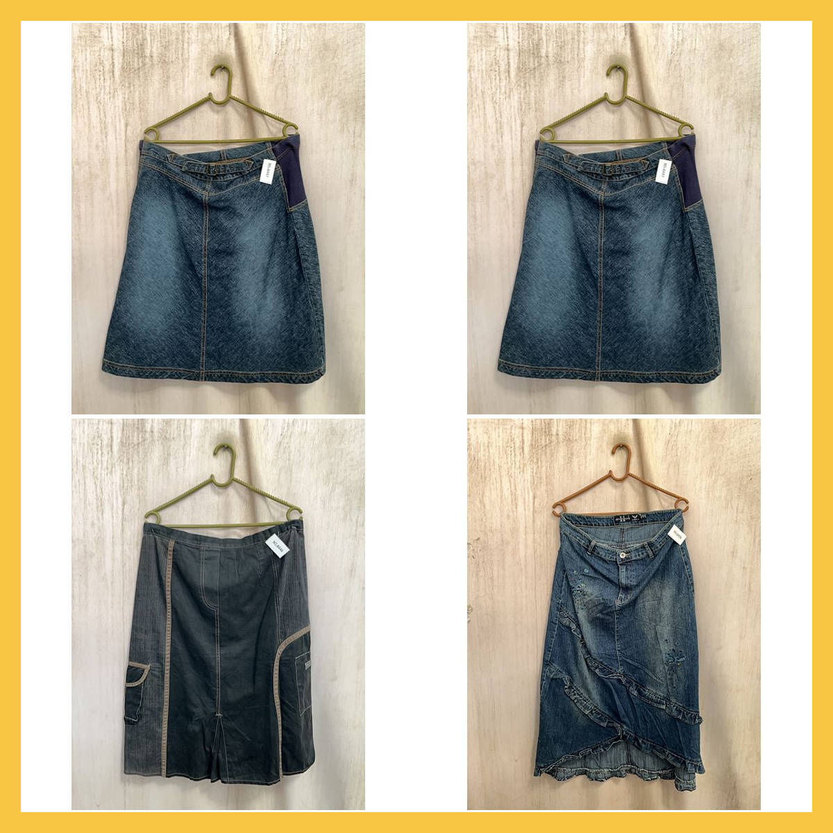 Diesel Denim Skirt Bundle 12pcs Mini Skirts ICH JE..
