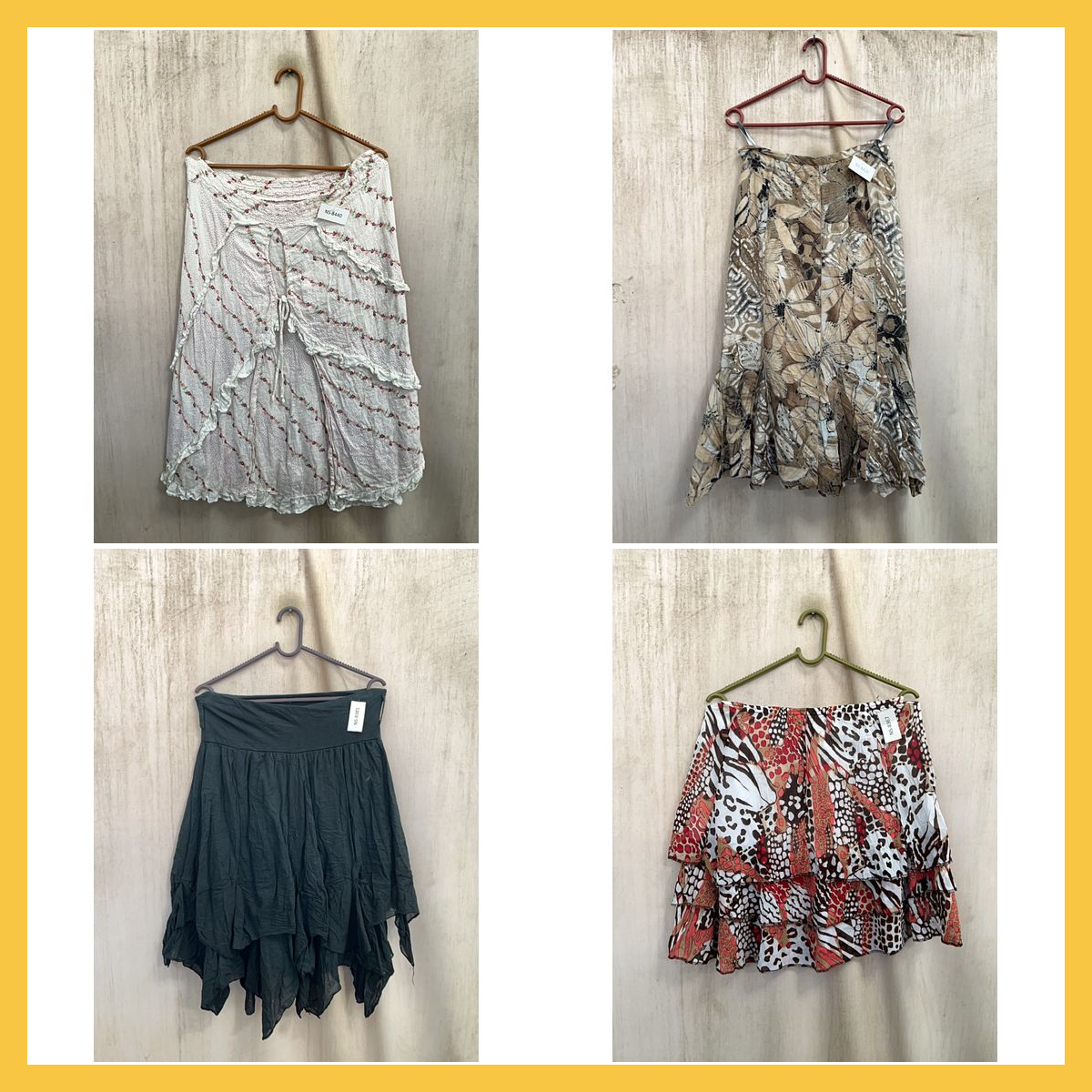 Vintage Mini Skirt Bundle 15pcs Floral Animal Prin..