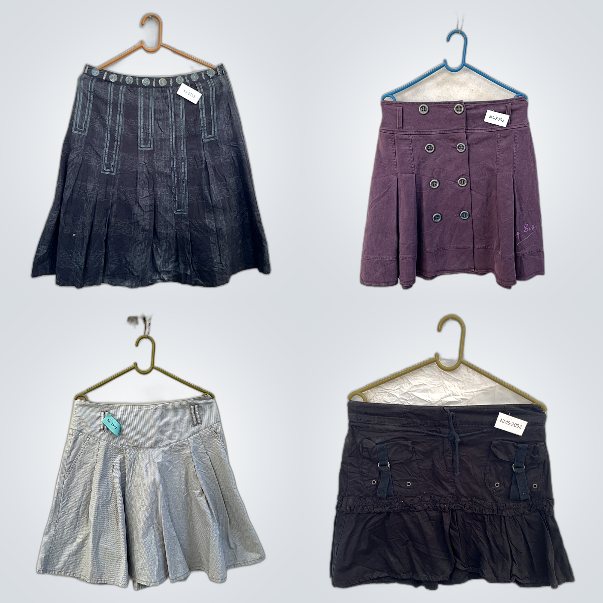 Mini Skirts Short Pleated Bundle