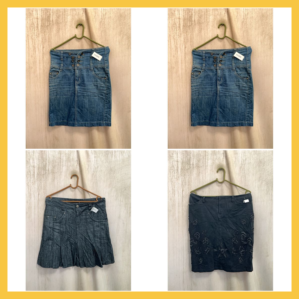 Pacchetto di Gonne in Denim 10pz Gonne Mini Colori..