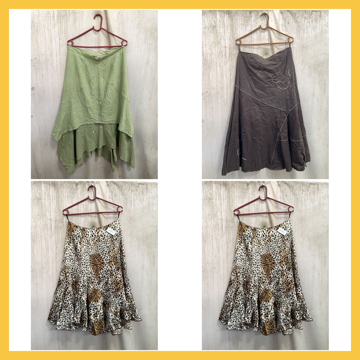 Bundle di Gonne Midi Vintage 15 Pezzi Lotto Moda D..