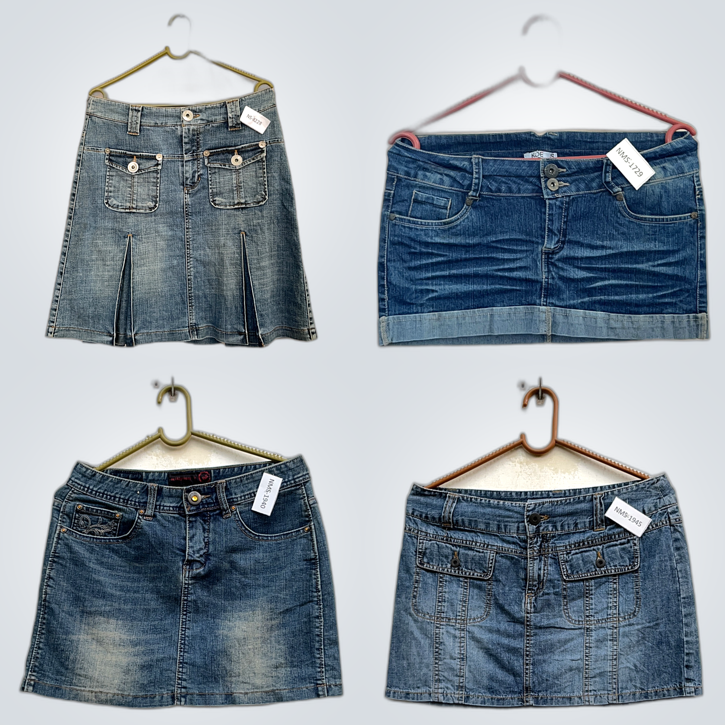 Ensemble de jupes en denim - Mélange de 11 pièces ..