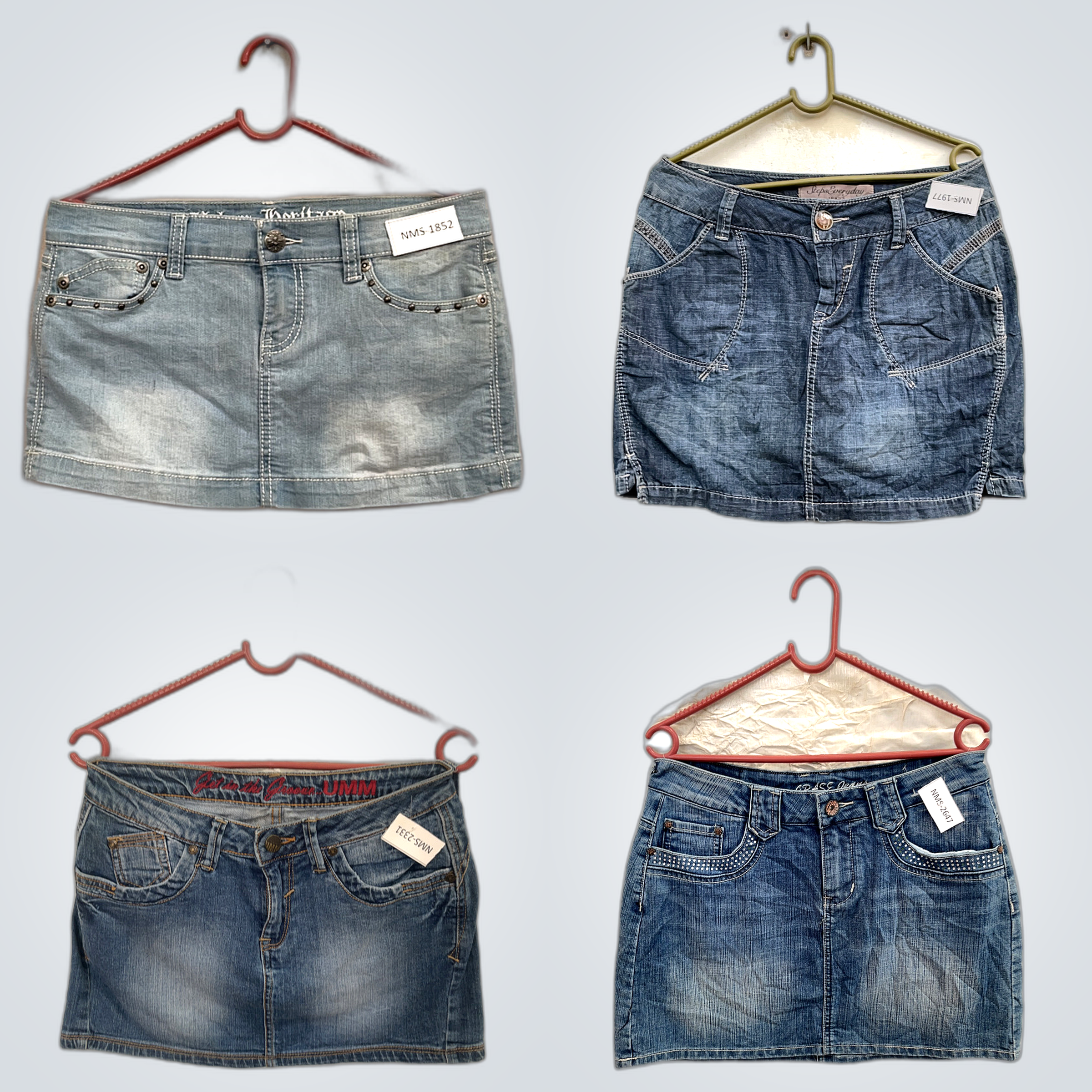 Y2K Denim Mini Skirts