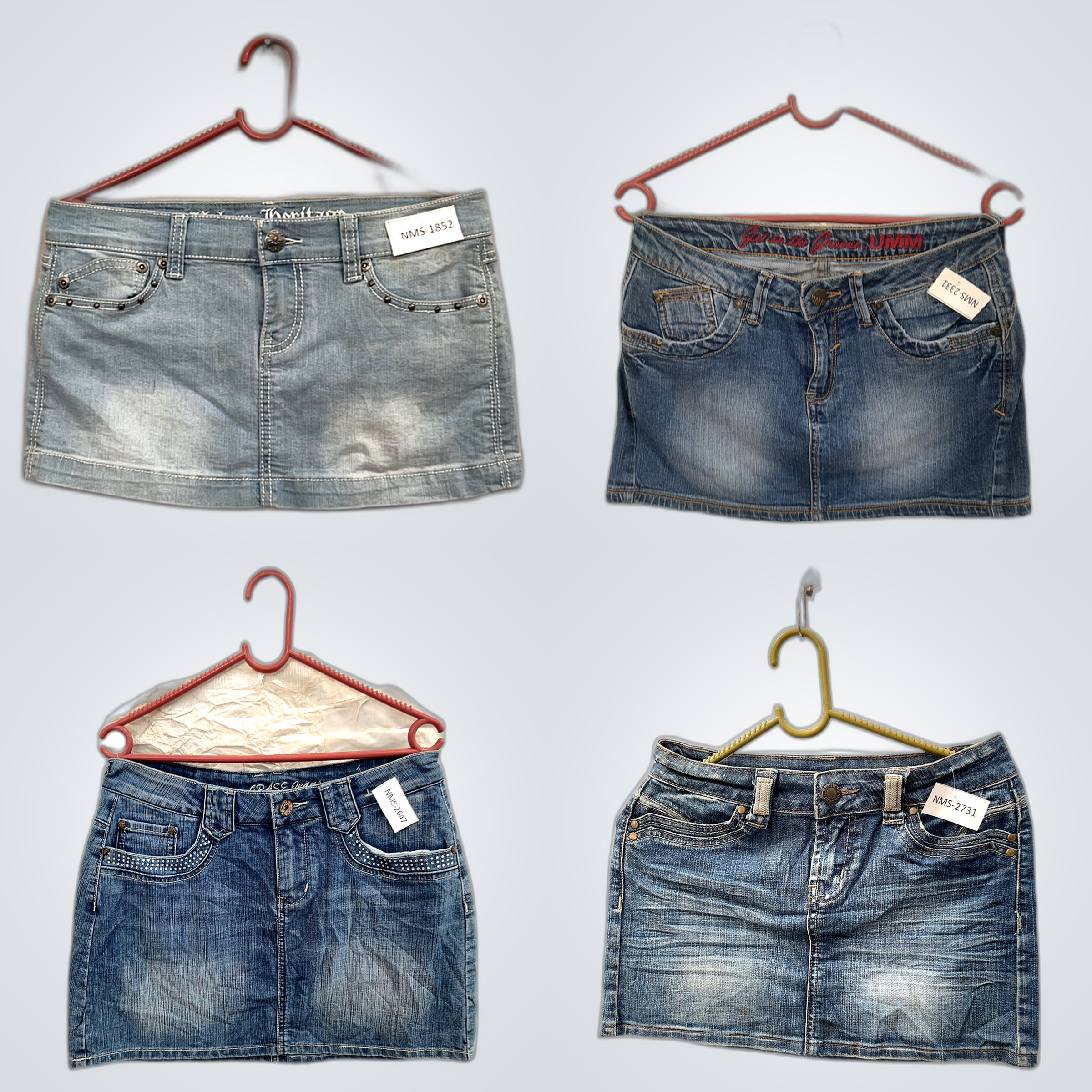 Y2K Denim Mini Skirts