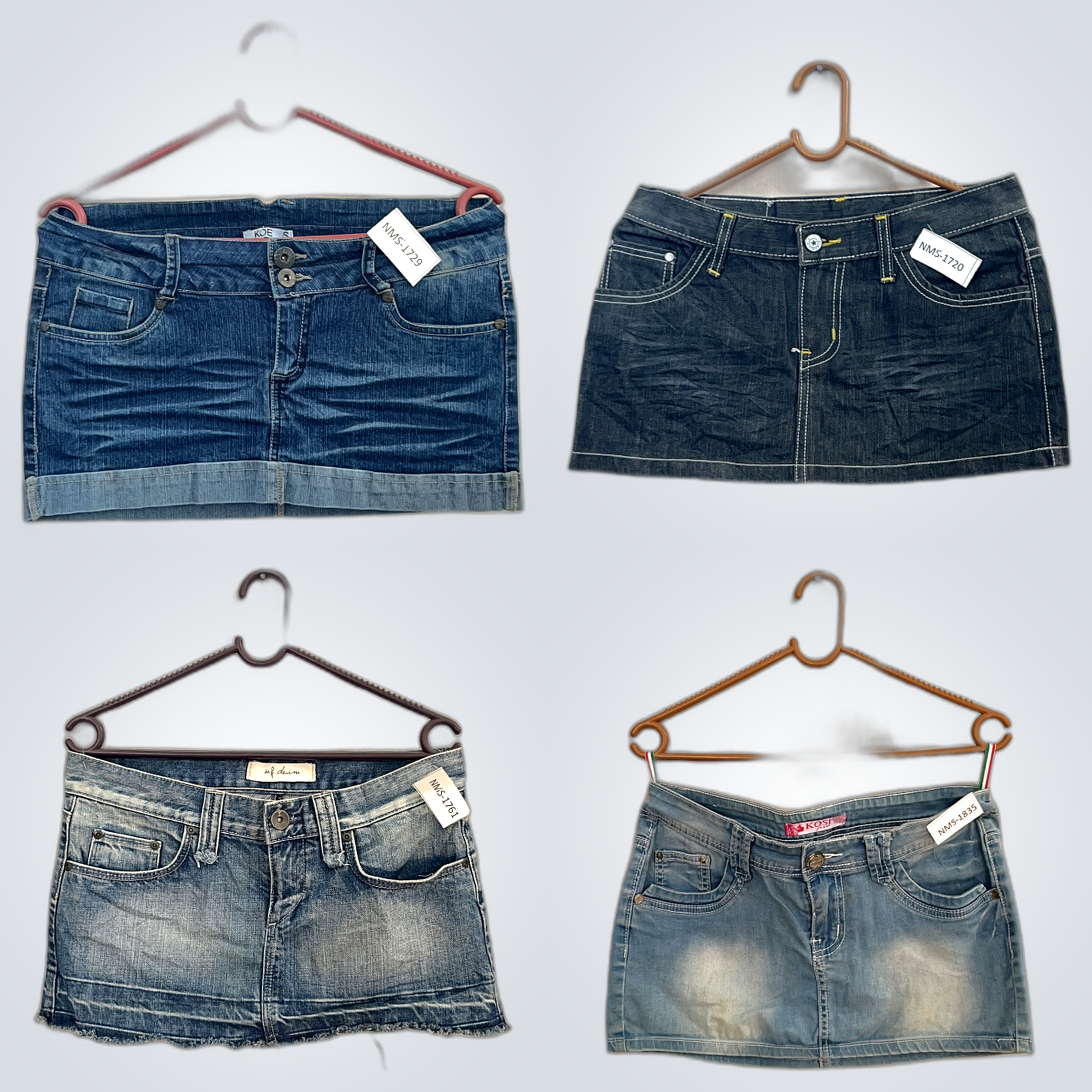 Ensemble de jupes en denim Y2K