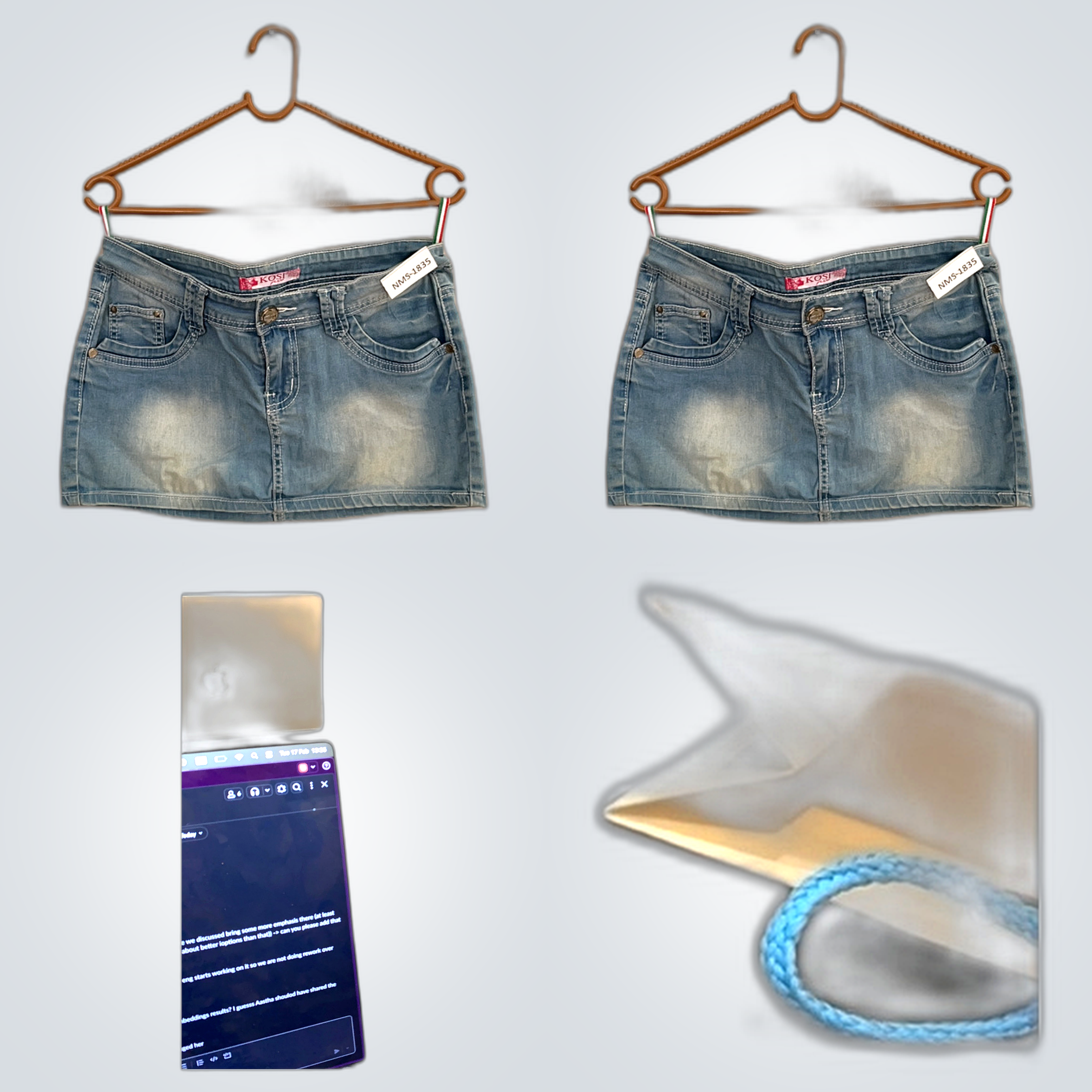 Levi's & KOSI Denim Skirt Bundle with Tops & Tote ..