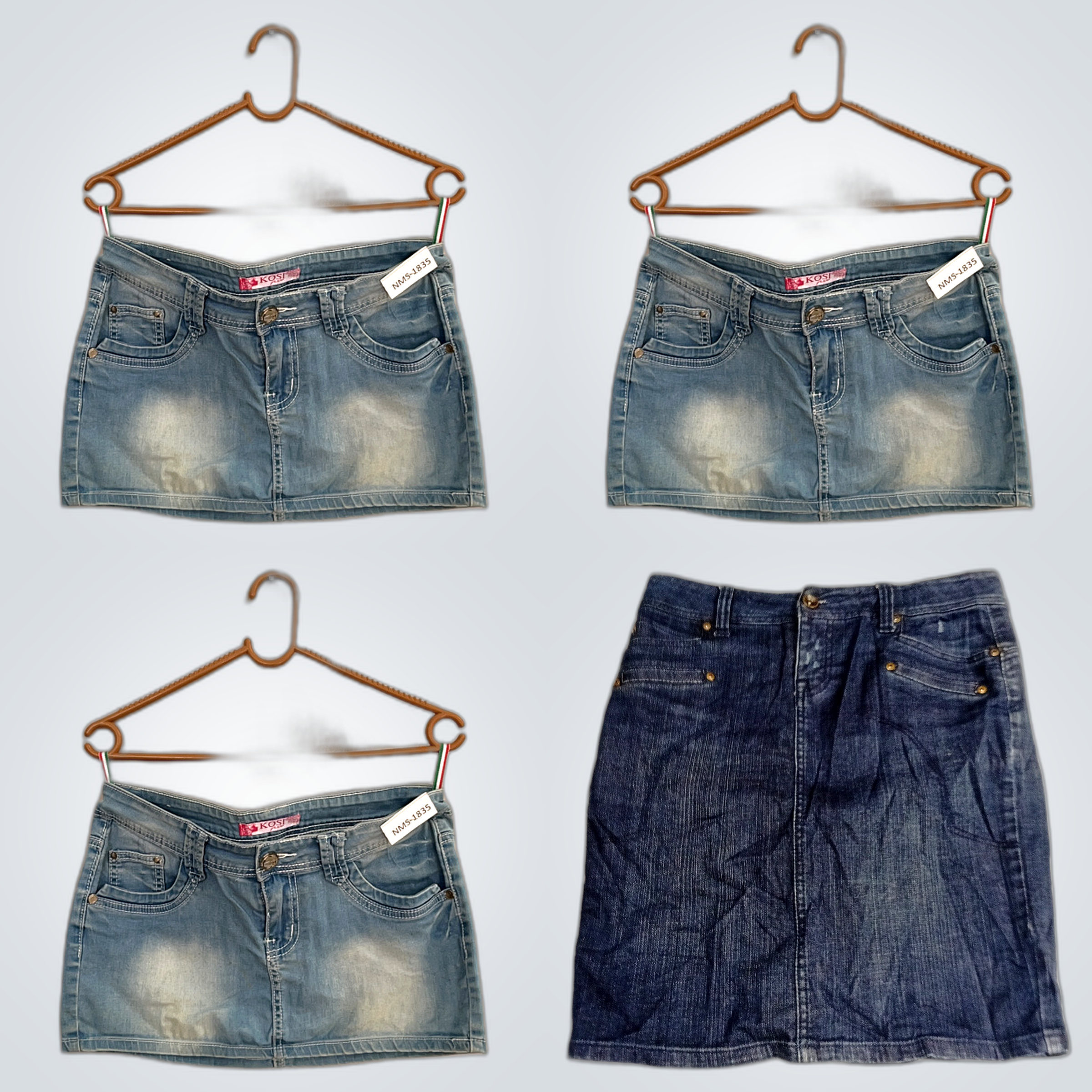KOSI & Levi's Denim Skirt Bundle - 10 Piece Fashio..