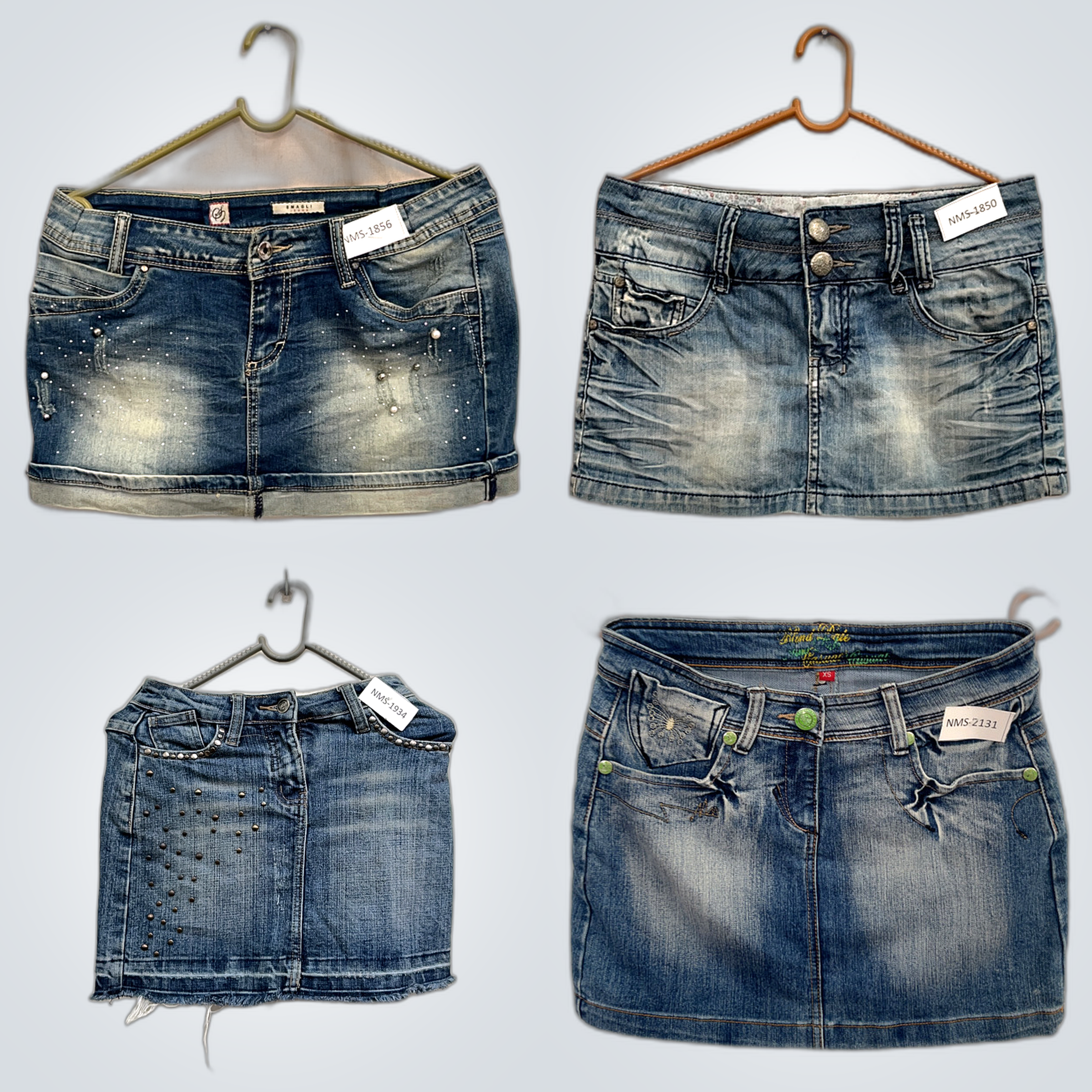 Denim-Röcke Kurze Mini-Bündel