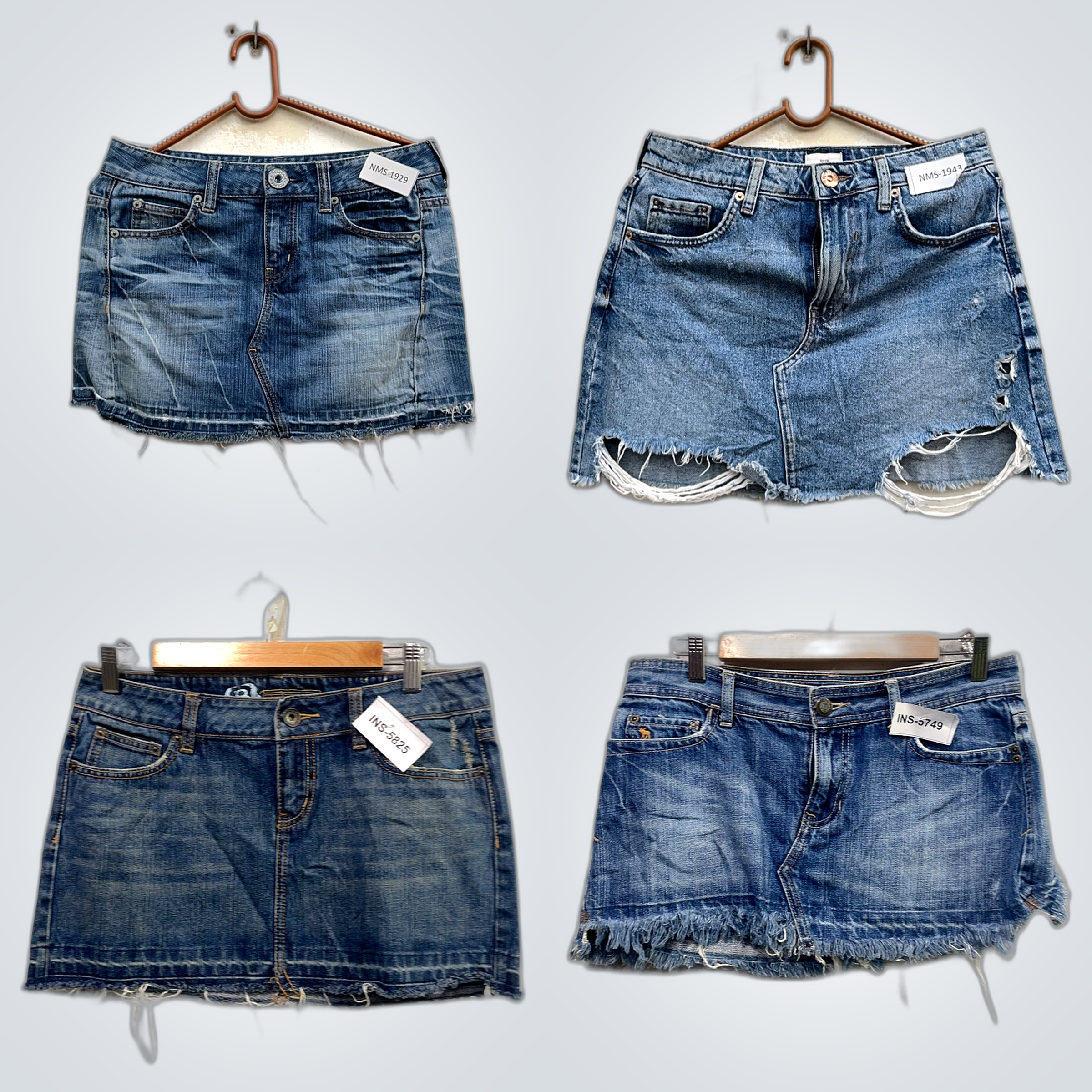 Y2K Denim Mini-Röcke