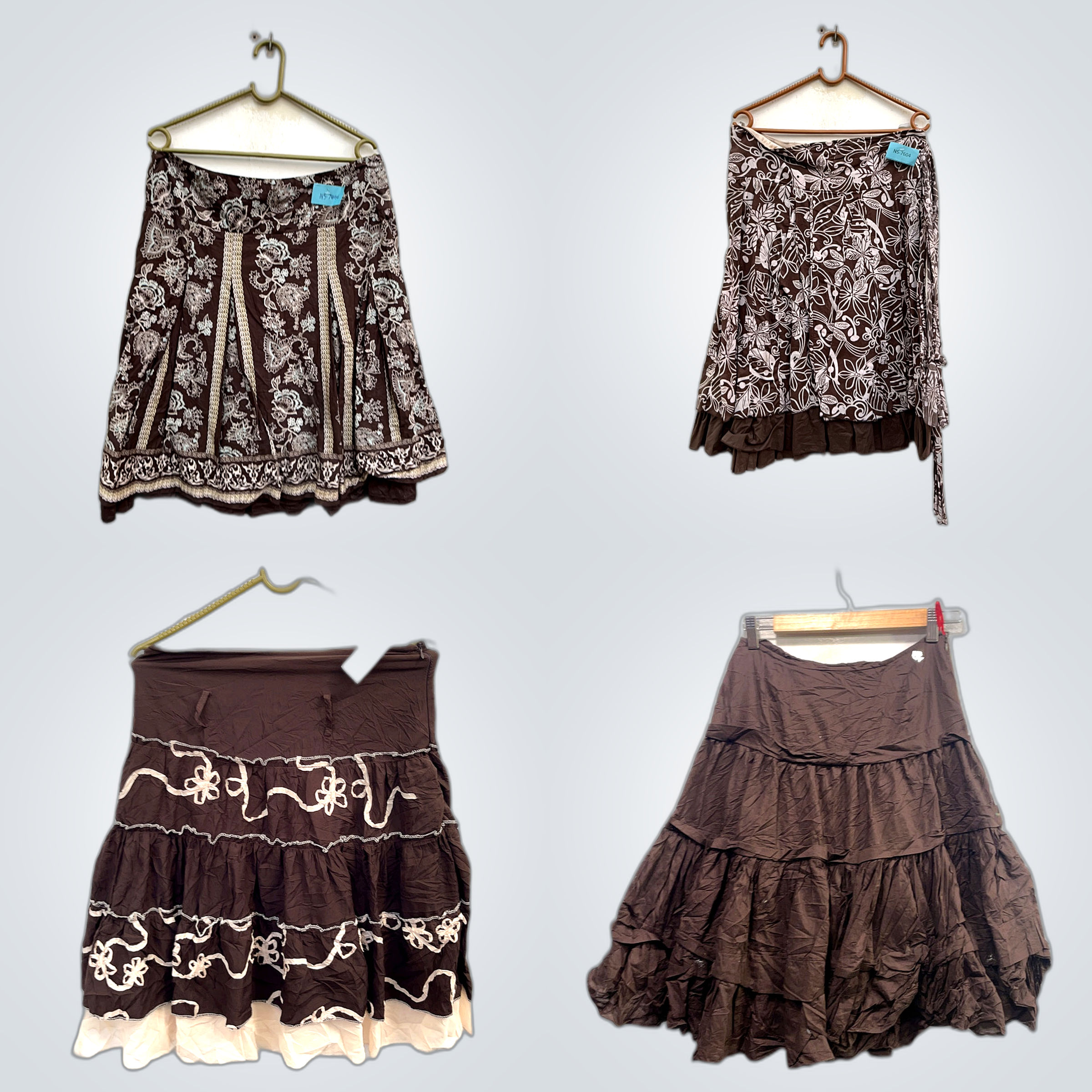 Y2K Floral Mini Skirts