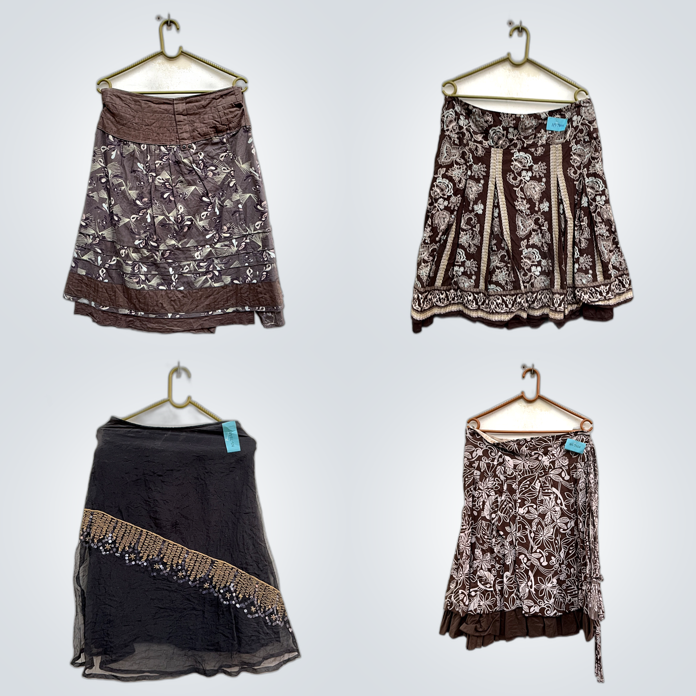 Y2K Floral Mini Skirts