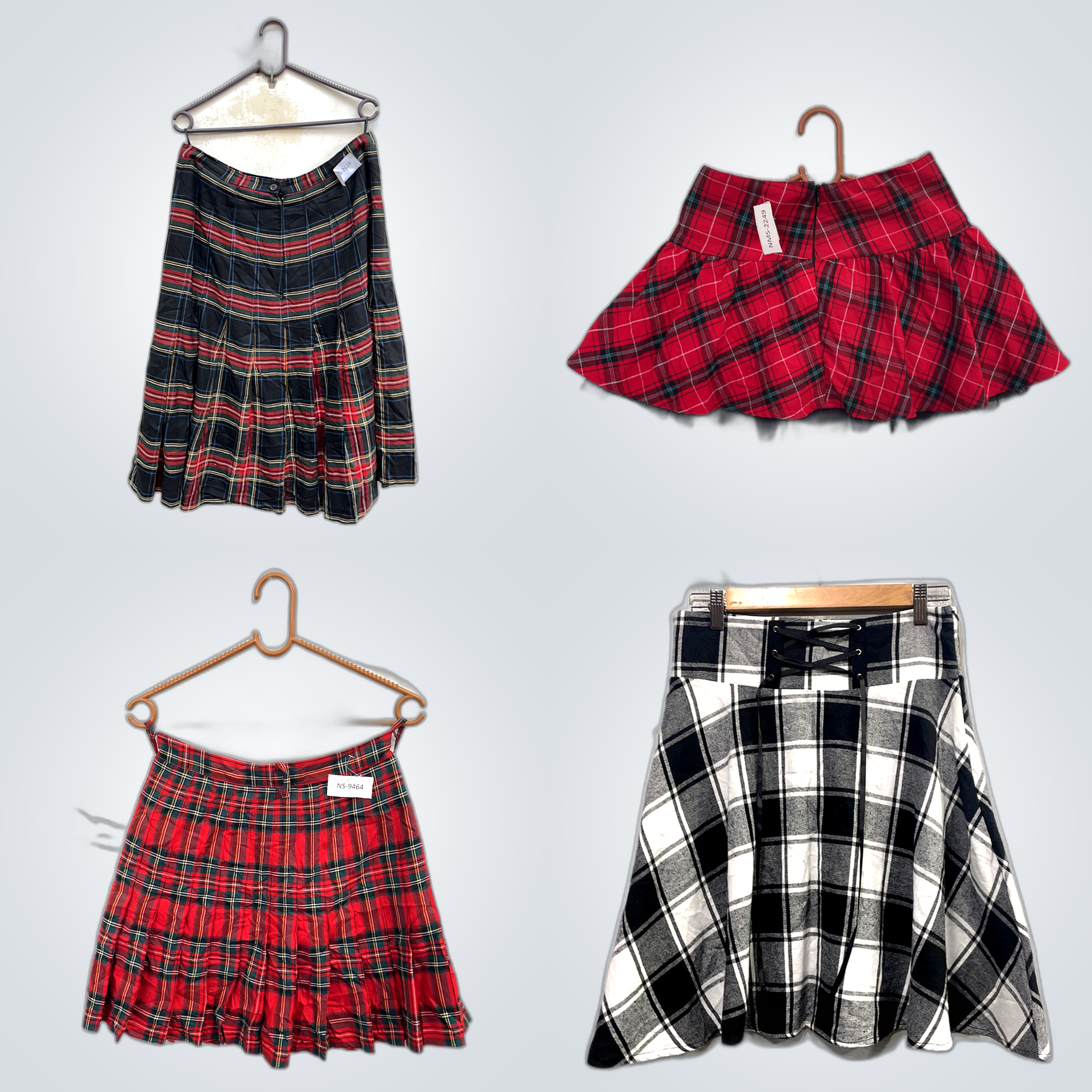 チェックのミニスカートバンドル - 7点 クロックハウス＆その他