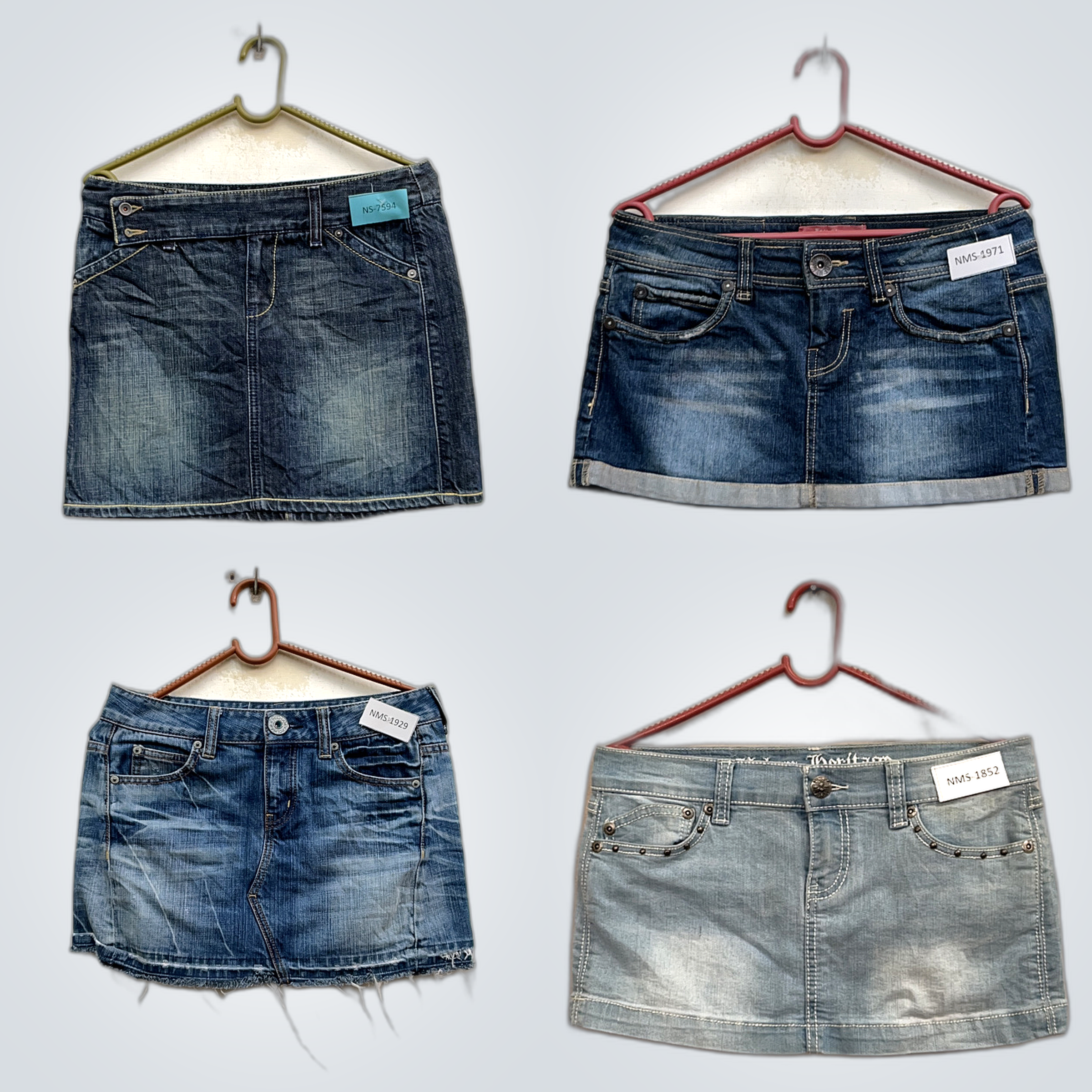 Lot de jupes en denim - Mélange de 10 pièces de Po..