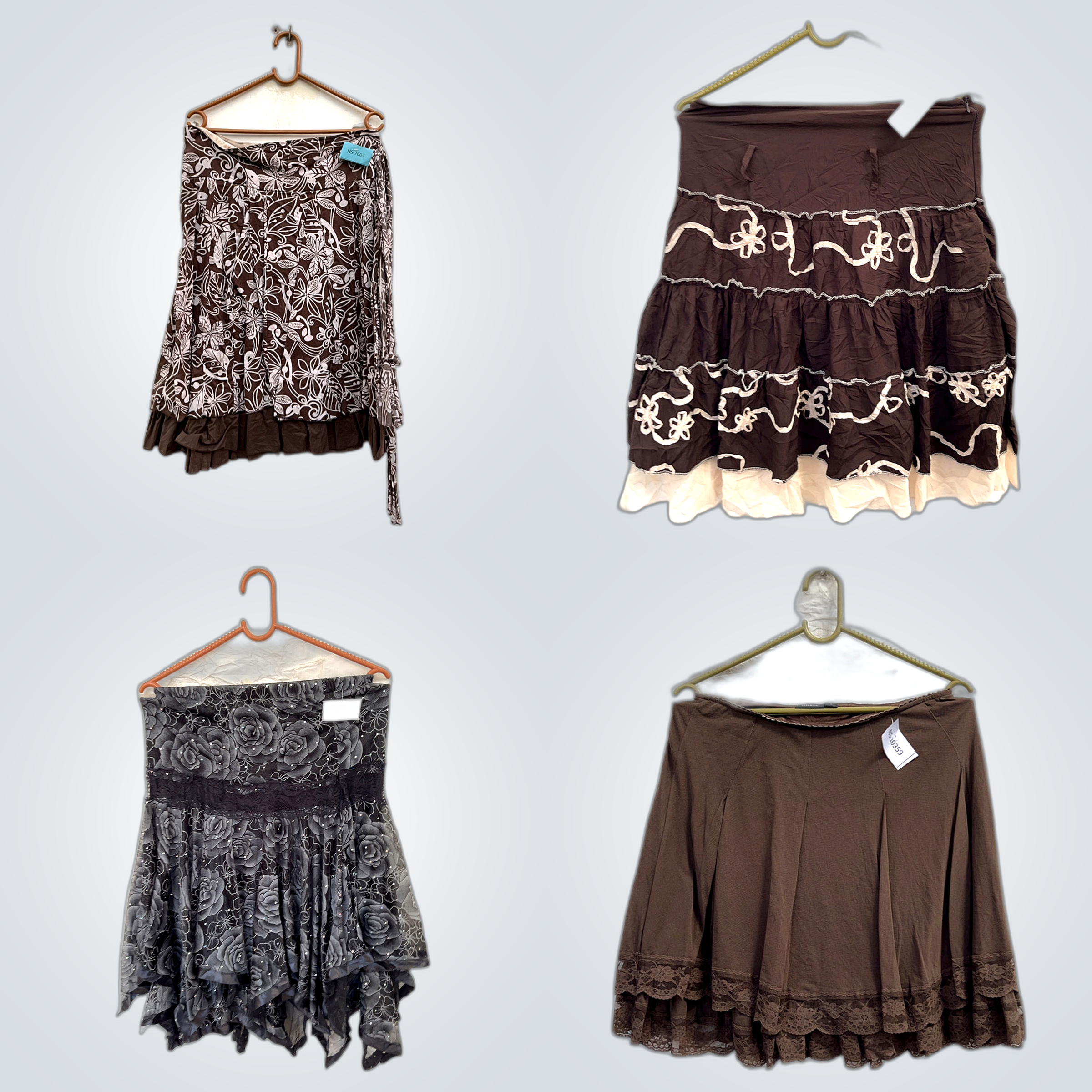 Ensemble de jupes florales Y2K