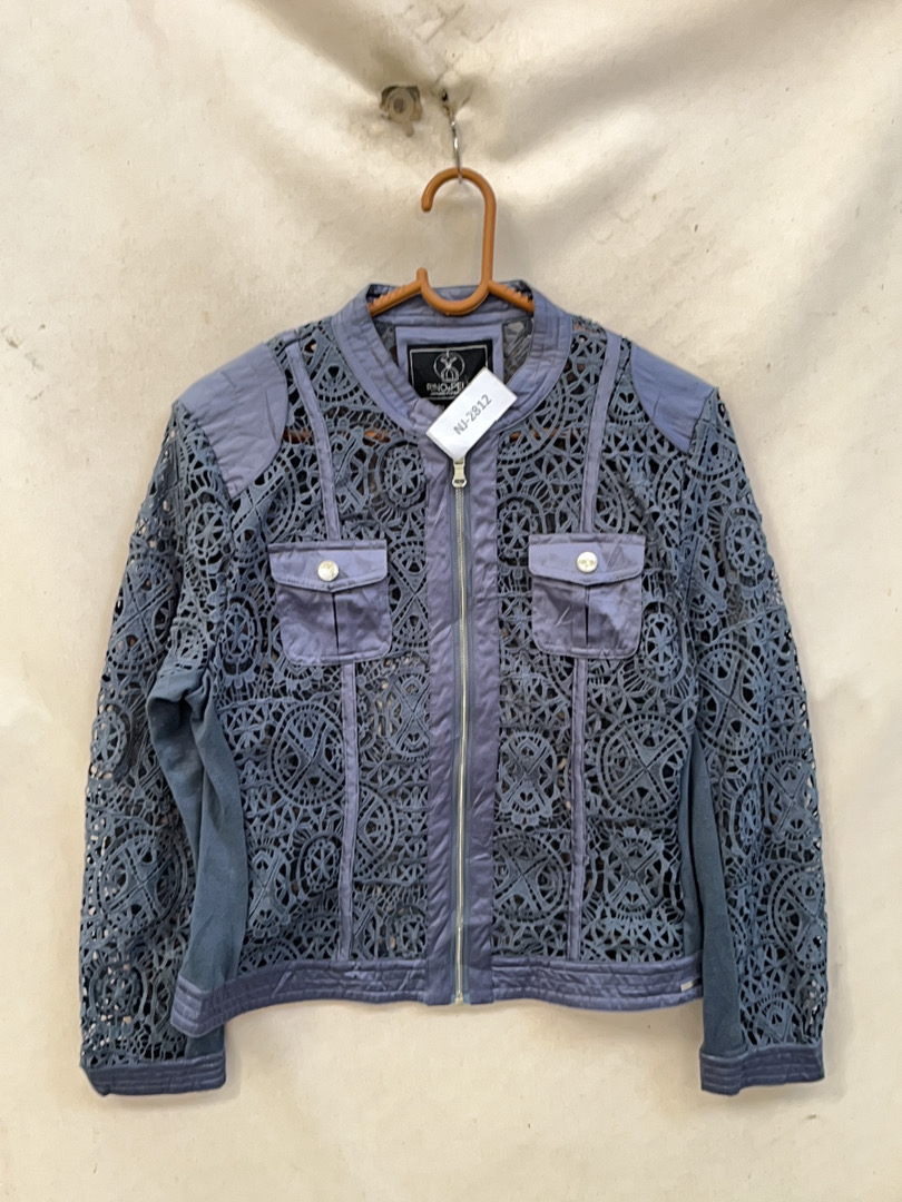 Rino-Pelu Gray Lace Jacket