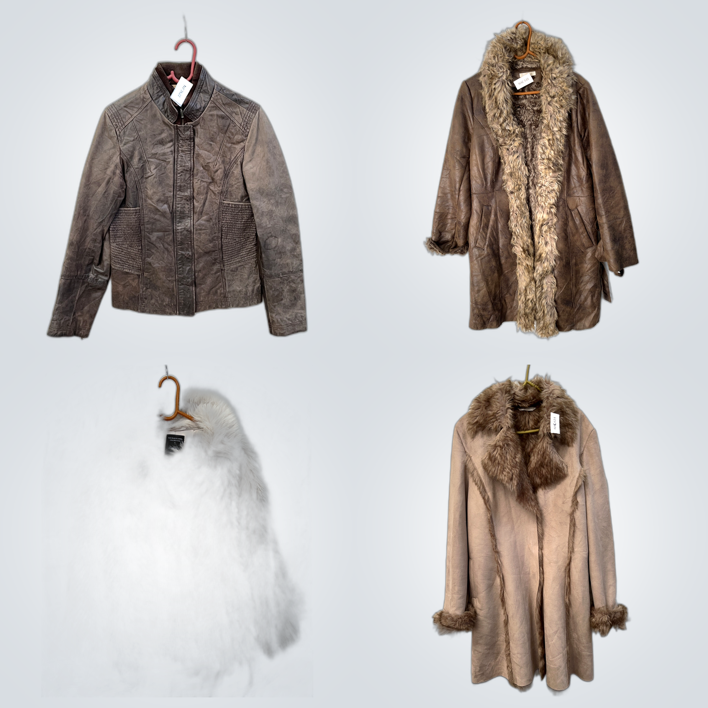 Leather & Suede Jackets Bundle - Tomboy, River Isl..