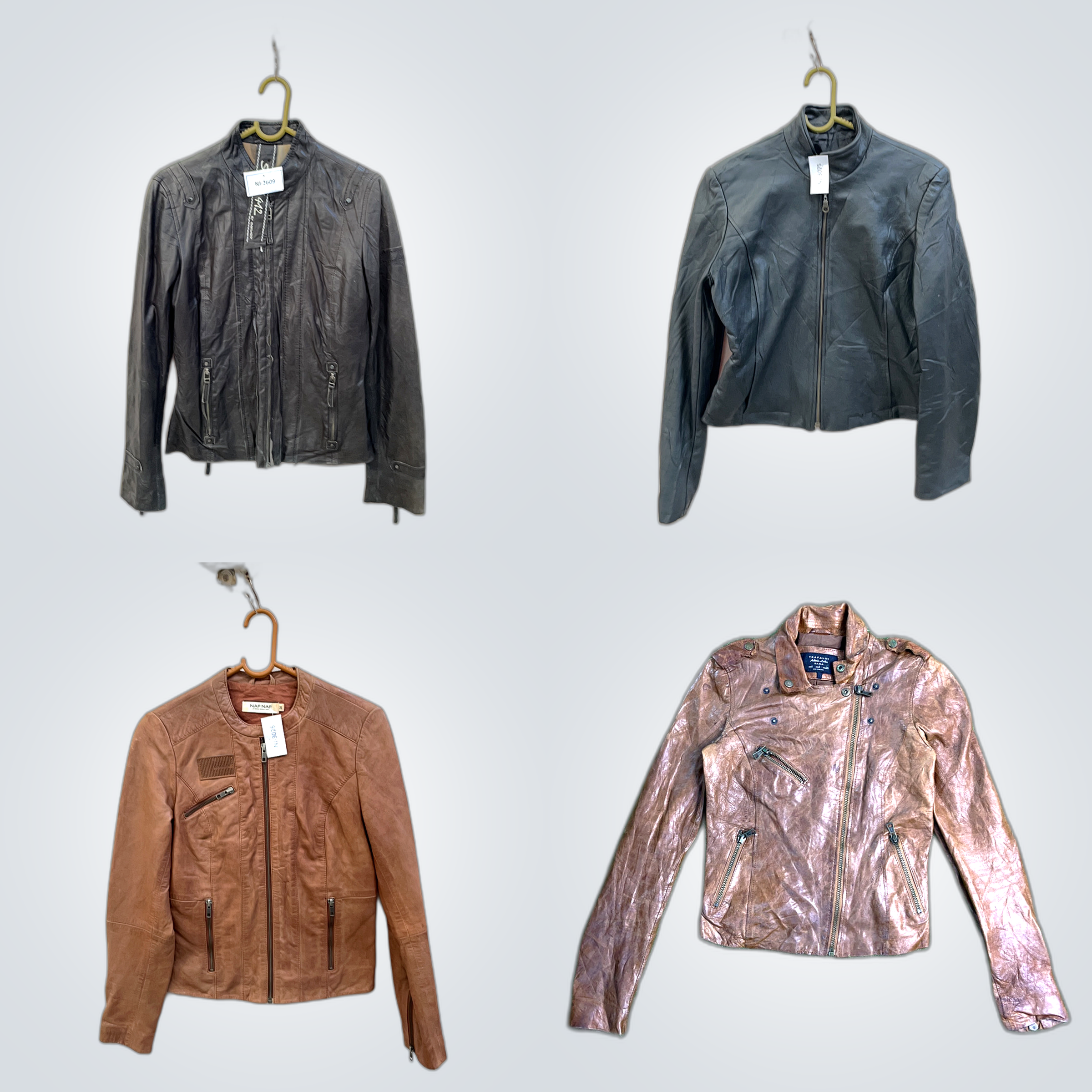 Bundle di Giacche di Pelle - Zara, Naf Naf & Altro