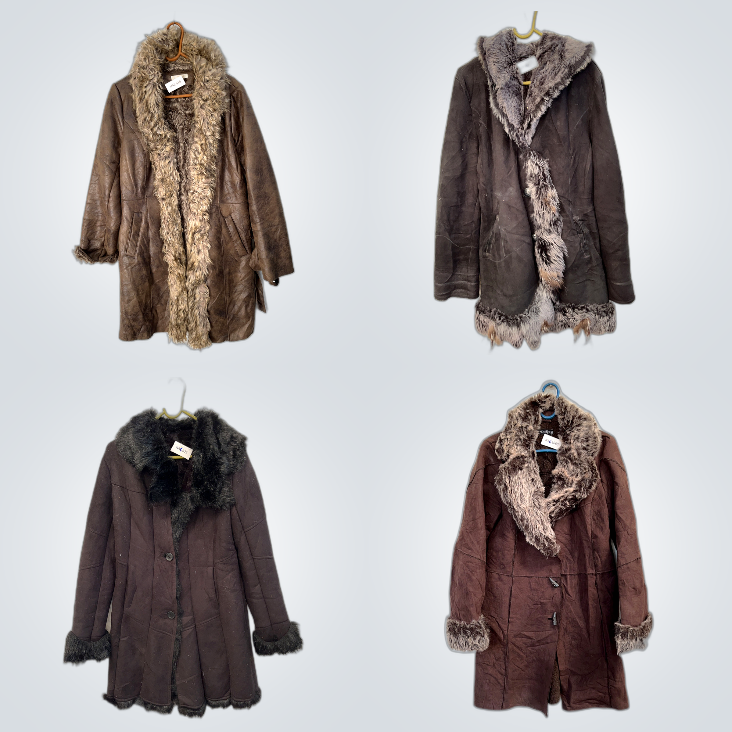 Vintage Fur Trim Coats