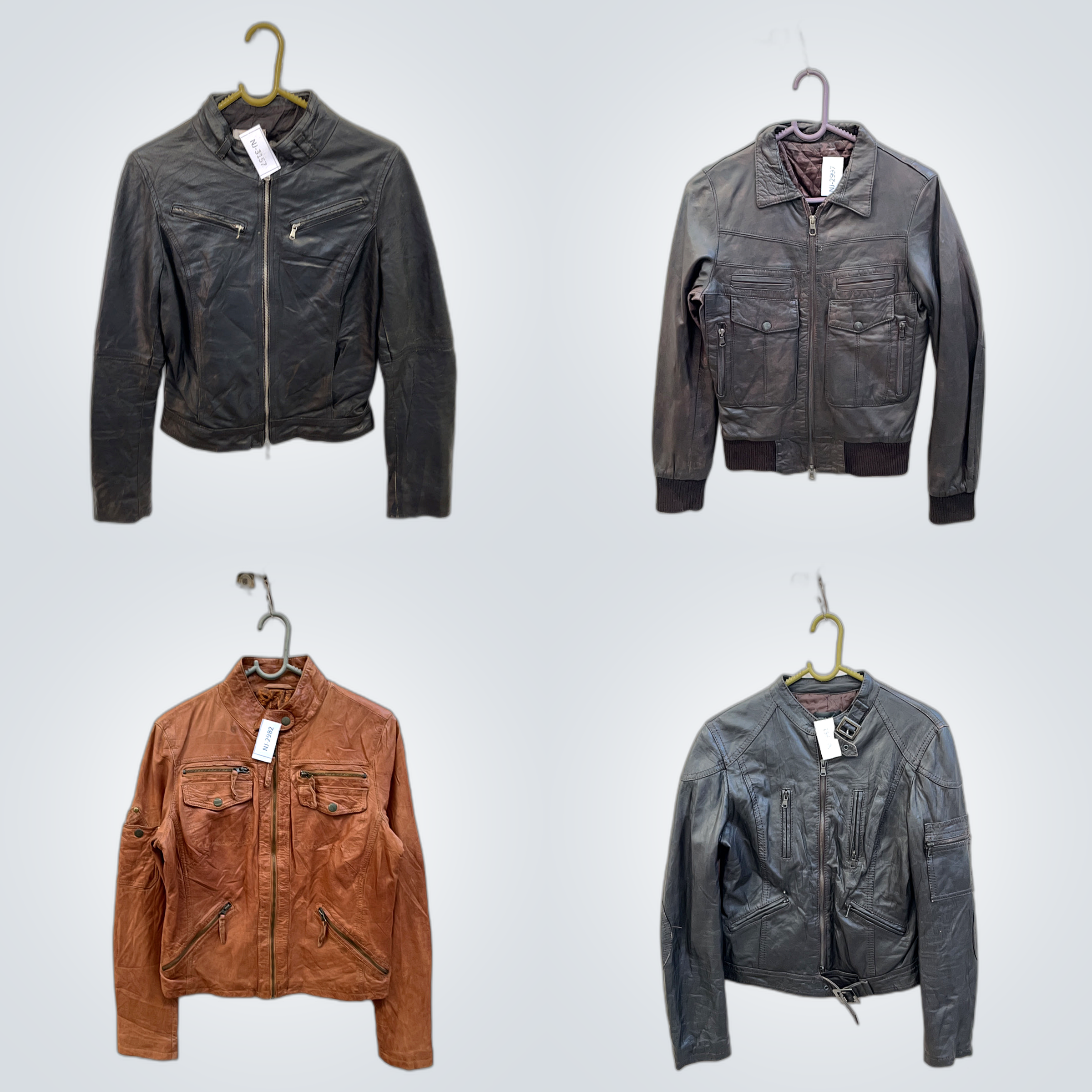 Kit de vestes en cuir - Lot mixte de 9 pièces non ..