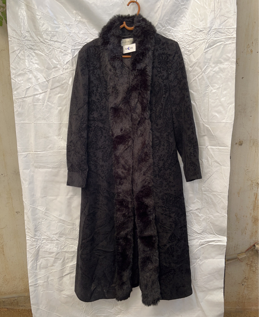 Long Black Fur Coat