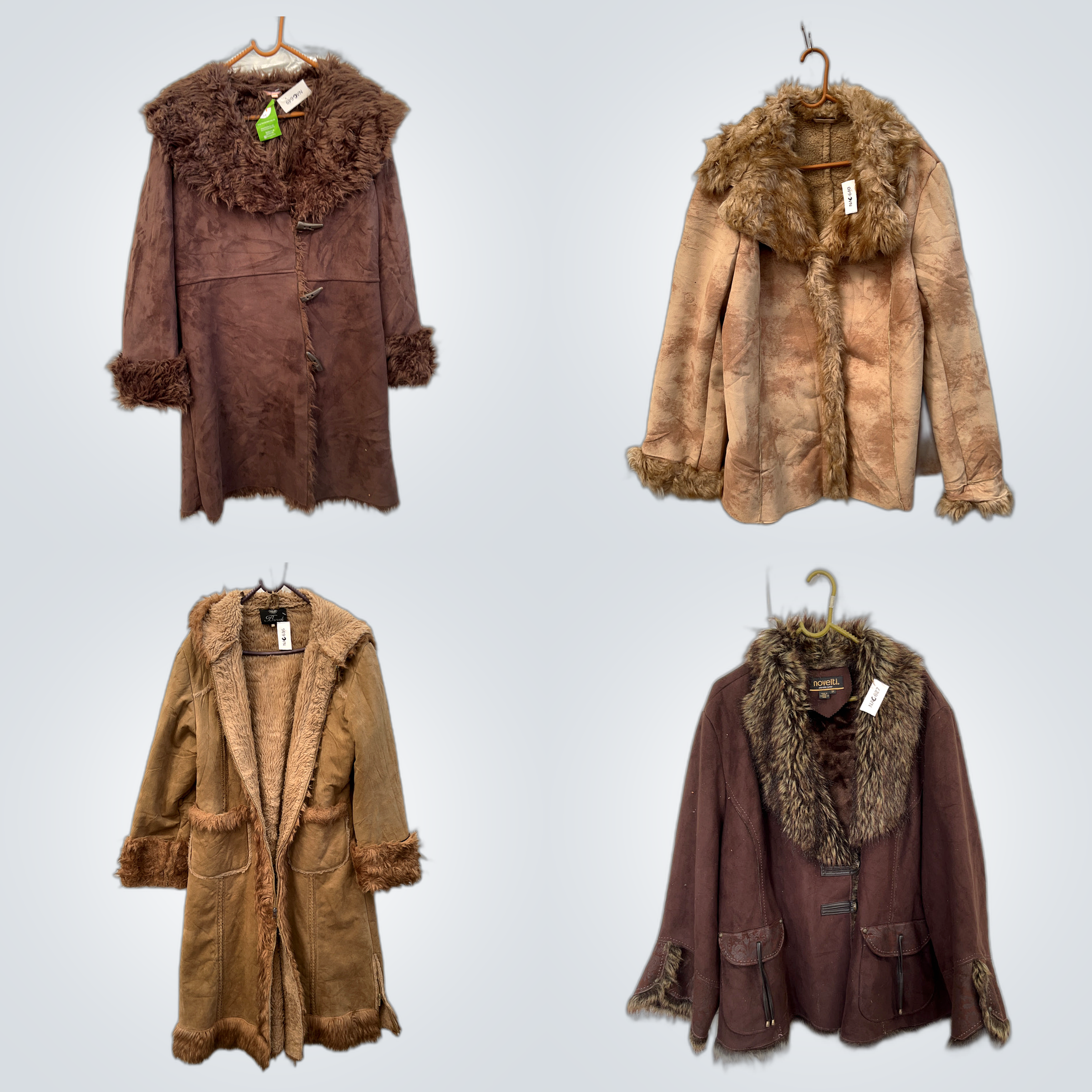 Fur Coat Bundle - NYDJ, Visconi, Diesel - 10 Piece..