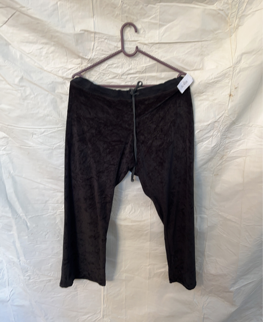 Pantalon en velours noir