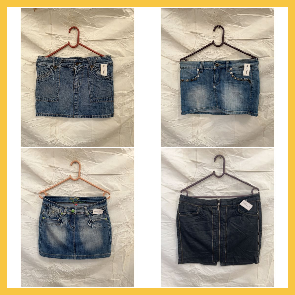 Denim Rock Bundle - 7-teilige Minirock-Kollektion