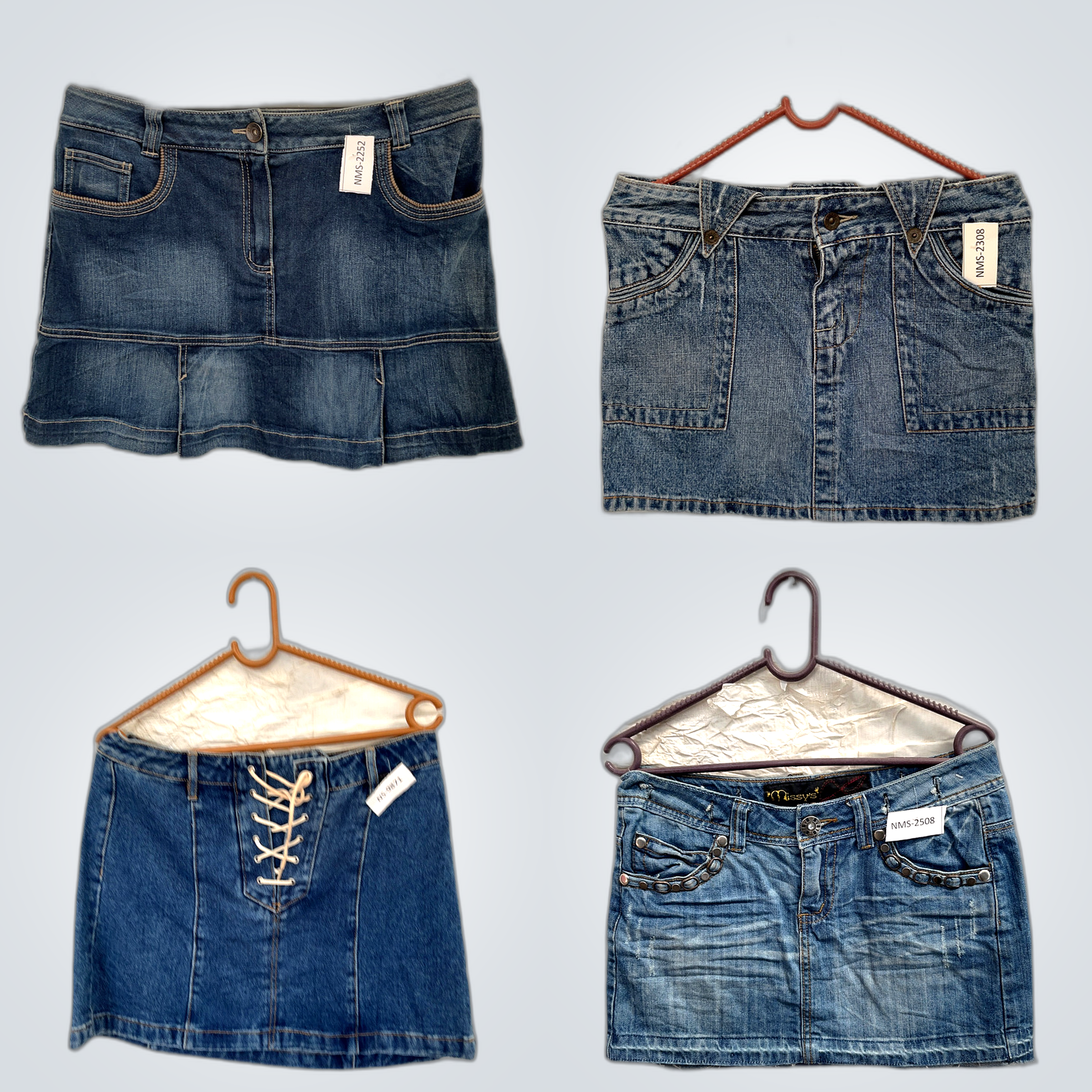 Y2K Denim Waistcoats Bundle