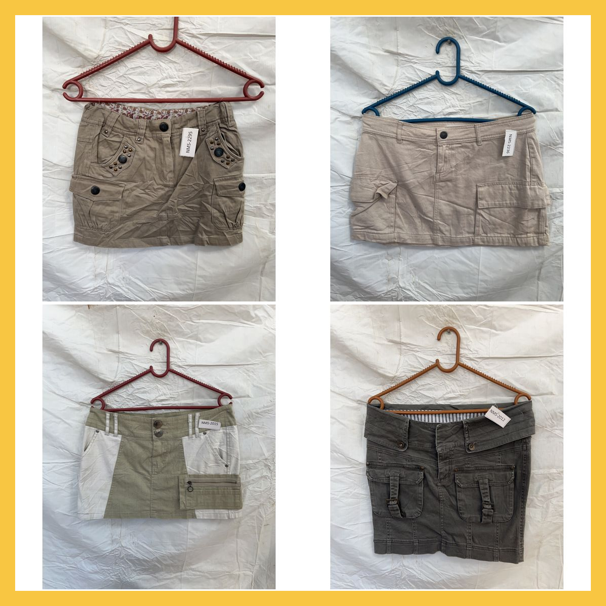 Ensemble de mini jupes 7pcs Mixte en denim et vête..