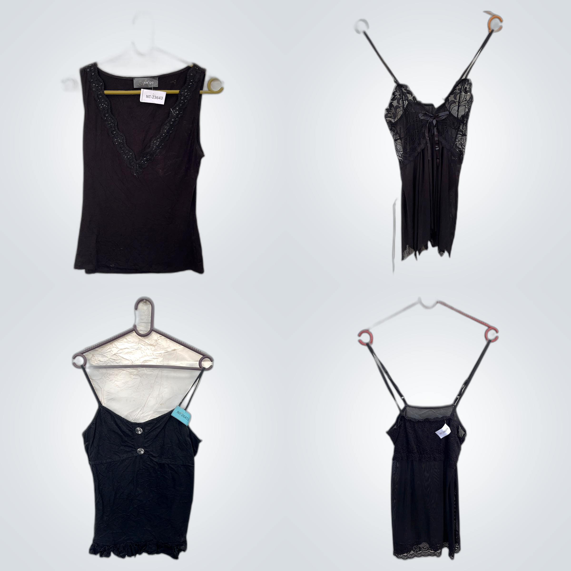 Lace & Basic Camisole Bundle - Pimkie, Evie & Ange..